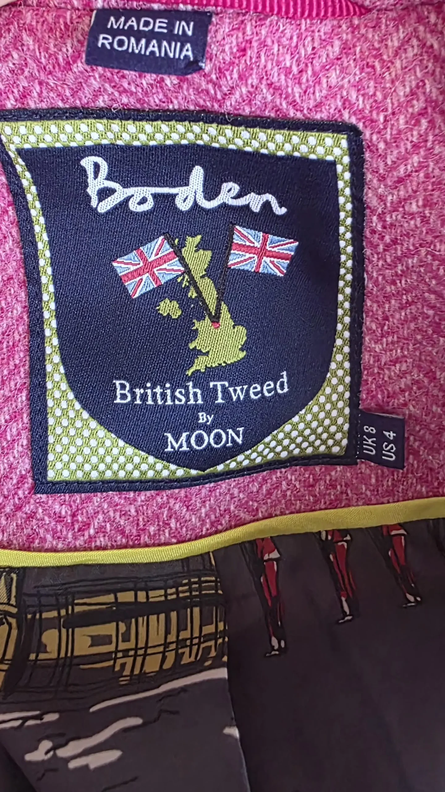 Boden Pink Tweed Blazer Boden Pink Tweed Blazer - Image 7