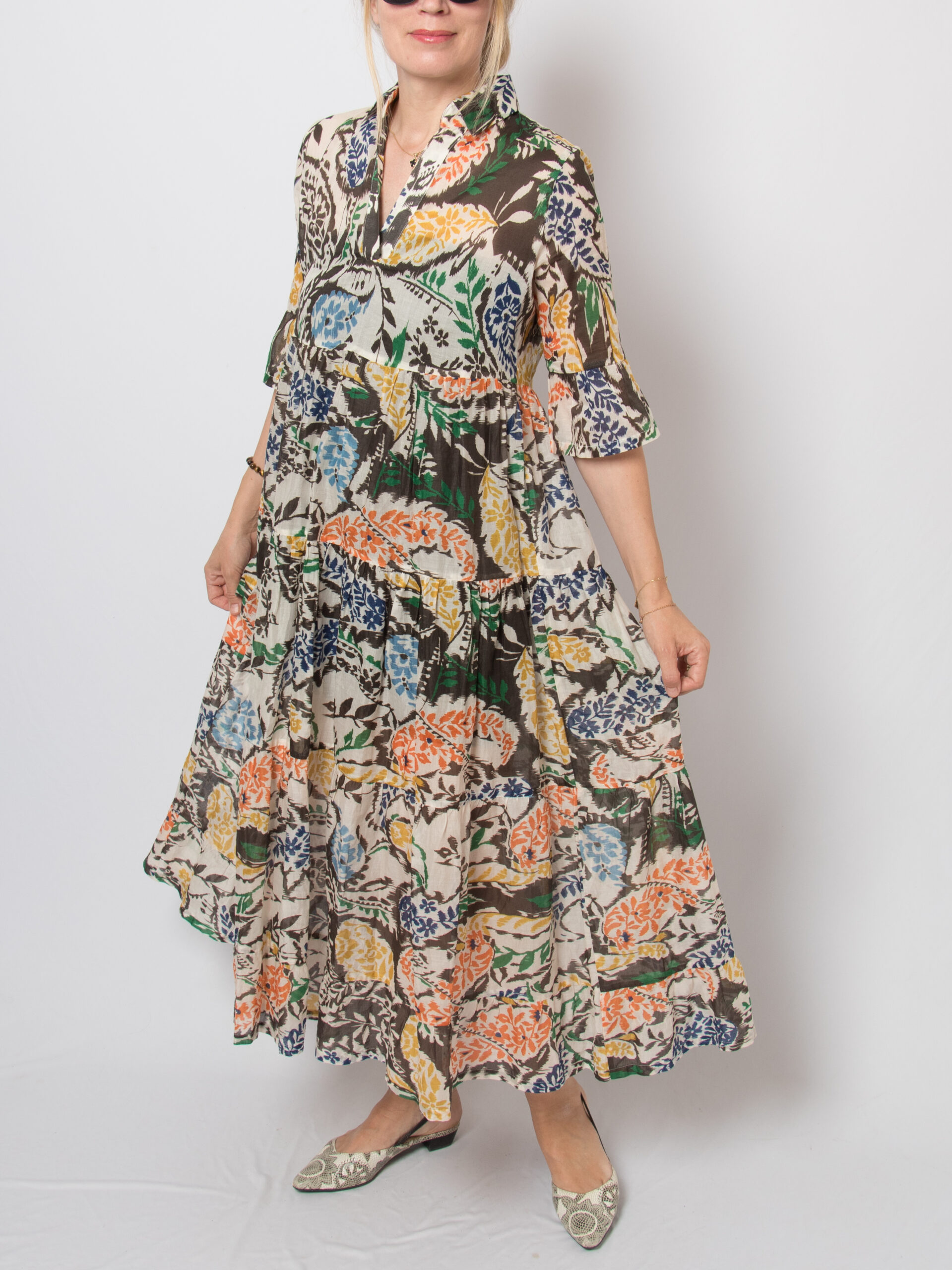 Caliban Sheer Tiered Maxi Dress Caliban Sheer Tiered Maxi Dress - Image 3
