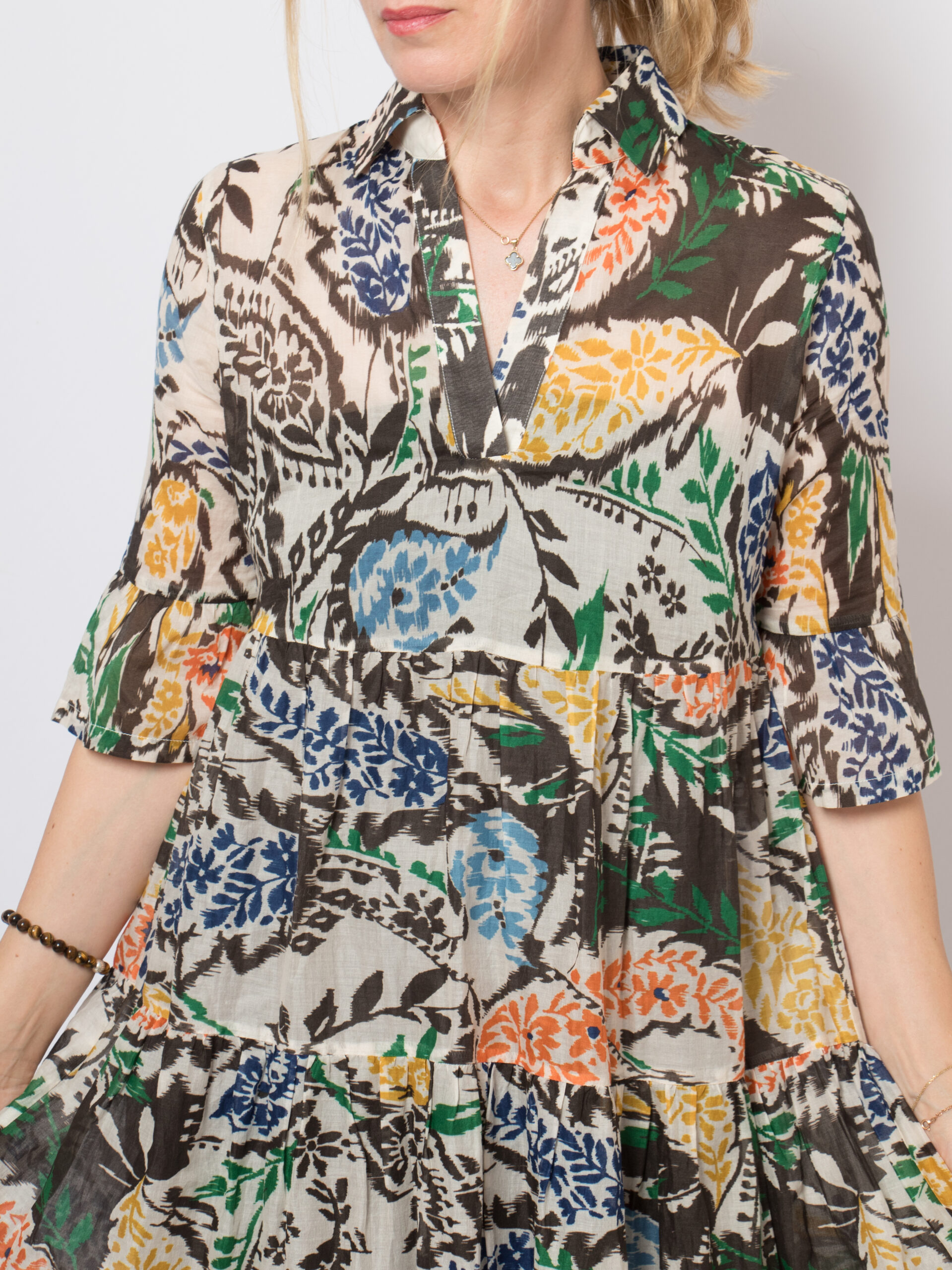 Caliban Sheer Tiered Maxi Dress Caliban Sheer Tiered Maxi Dress - Image 6