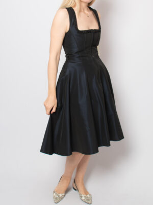 Vintage GEID Silk Dirndl Dress