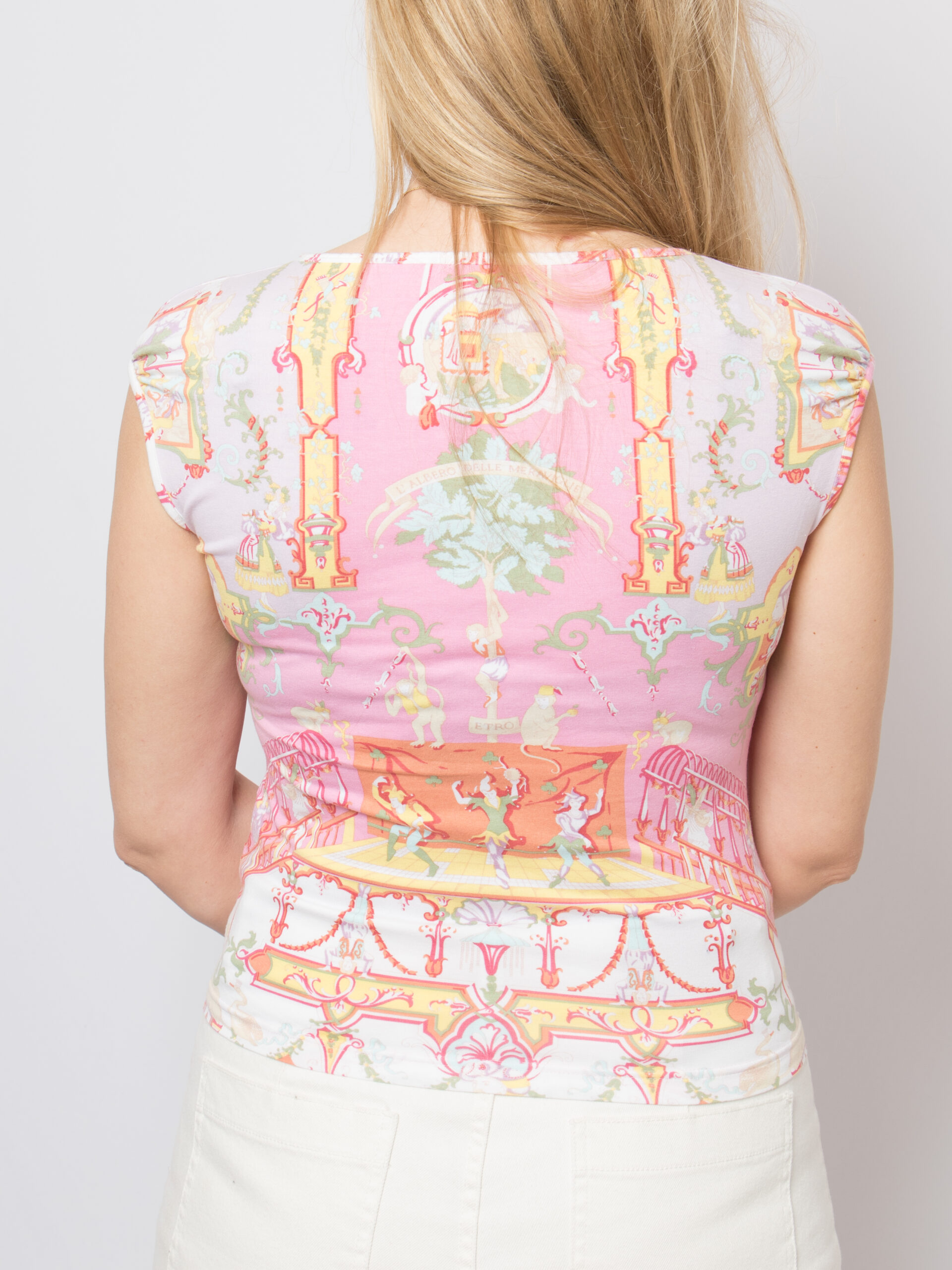 Etro Pink Baroque Print Shirt Etro Pink Baroque Print Shirt - Image 3