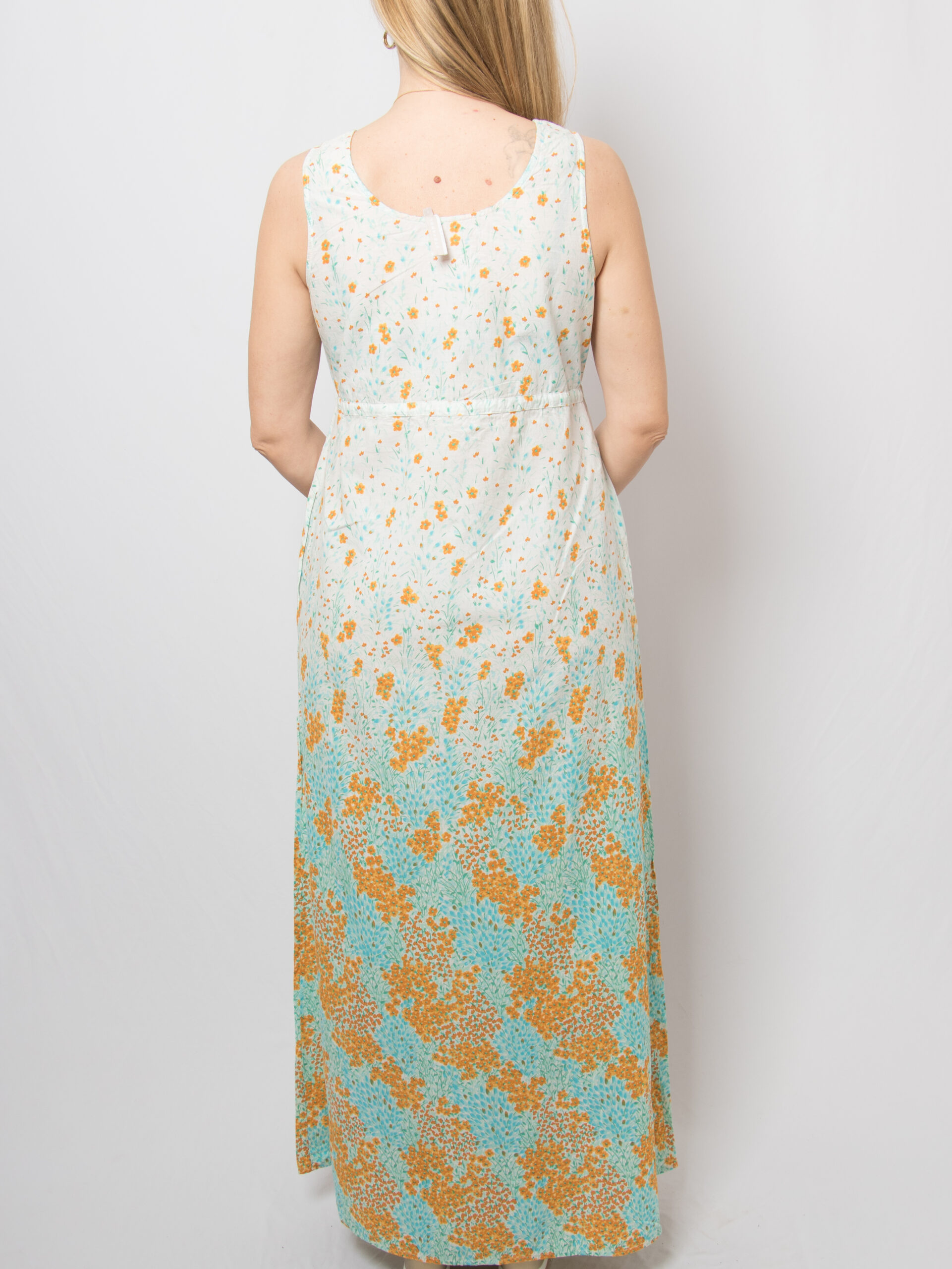 Stefanel Floral Ombre Maxi Dress Stefanel Floral Ombre Maxi Dress - Image 4