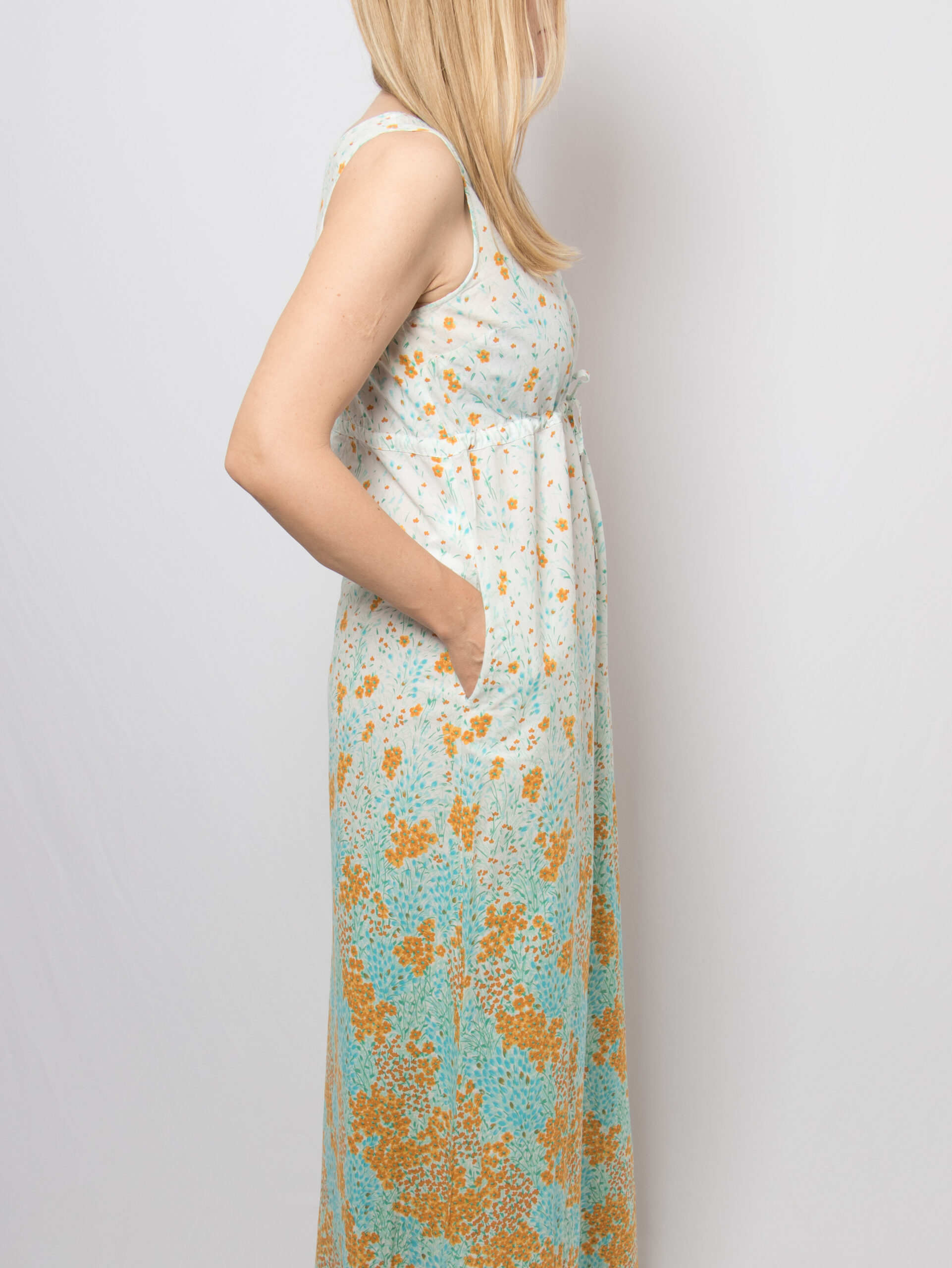Stefanel Floral Ombre Maxi Dress Stefanel Floral Ombre Maxi Dress - Image 5