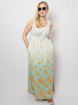 Stefanel Floral Ombre Maxi Dress