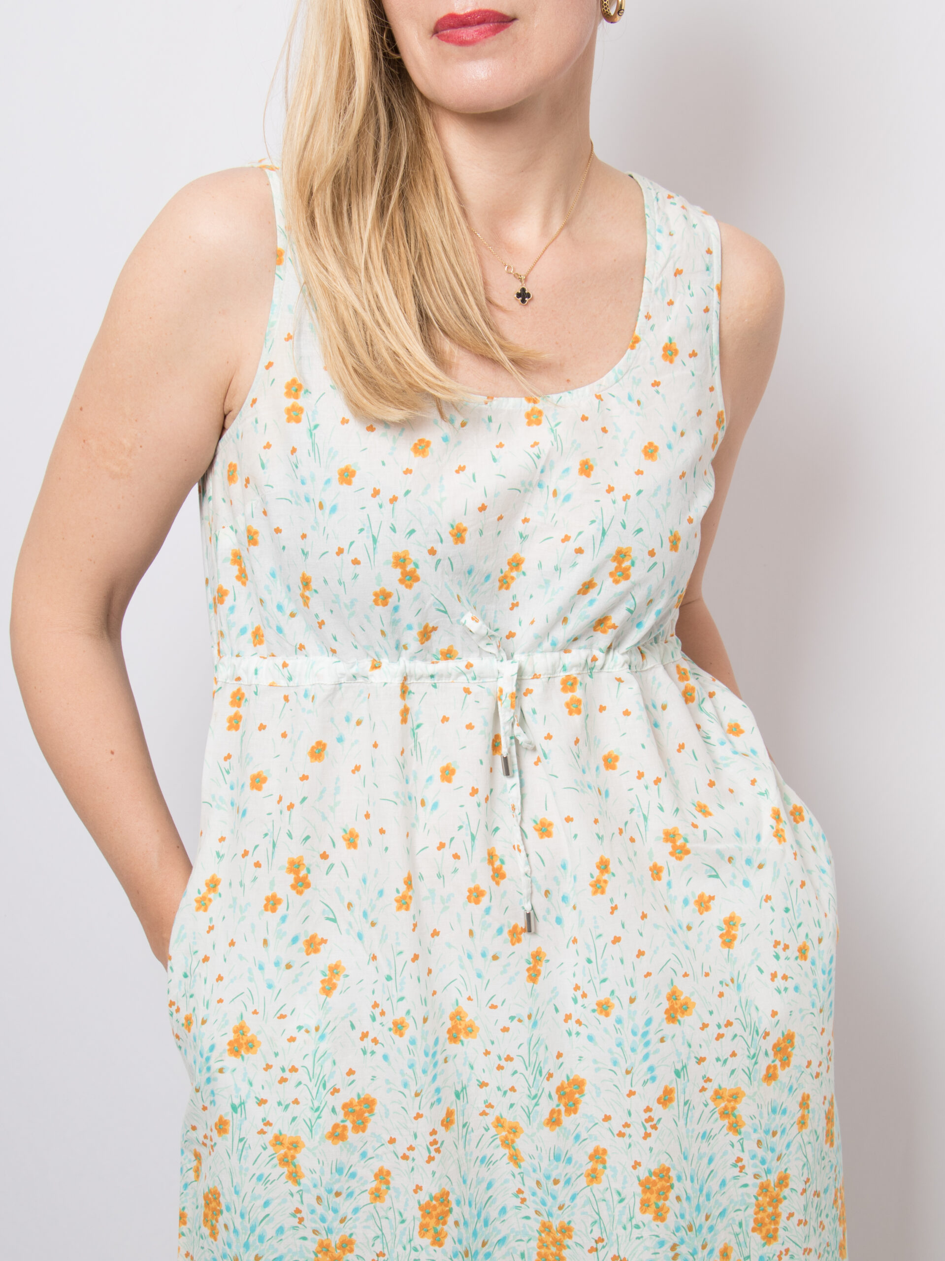 Stefanel Floral Ombre Maxi Dress Stefanel Floral Ombre Maxi Dress - Image 6