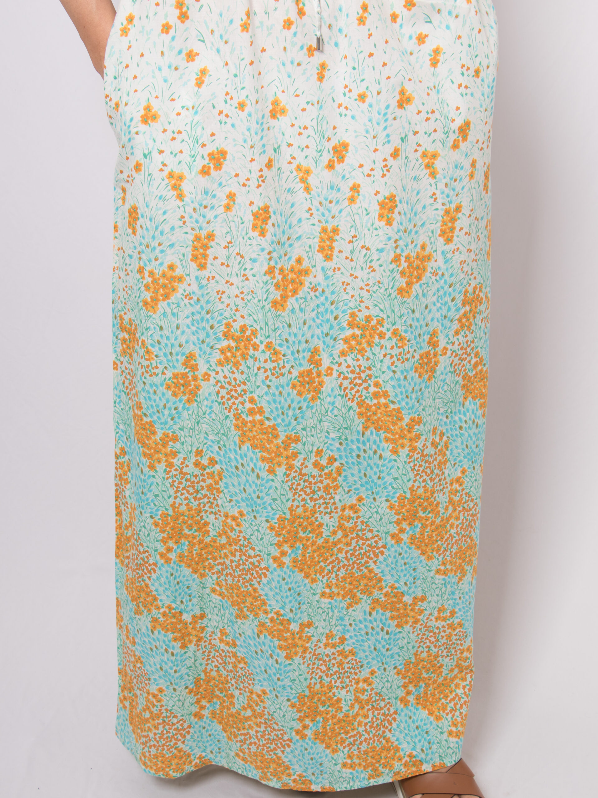 Stefanel Floral Ombre Maxi Dress Stefanel Floral Ombre Maxi Dress - Image 7