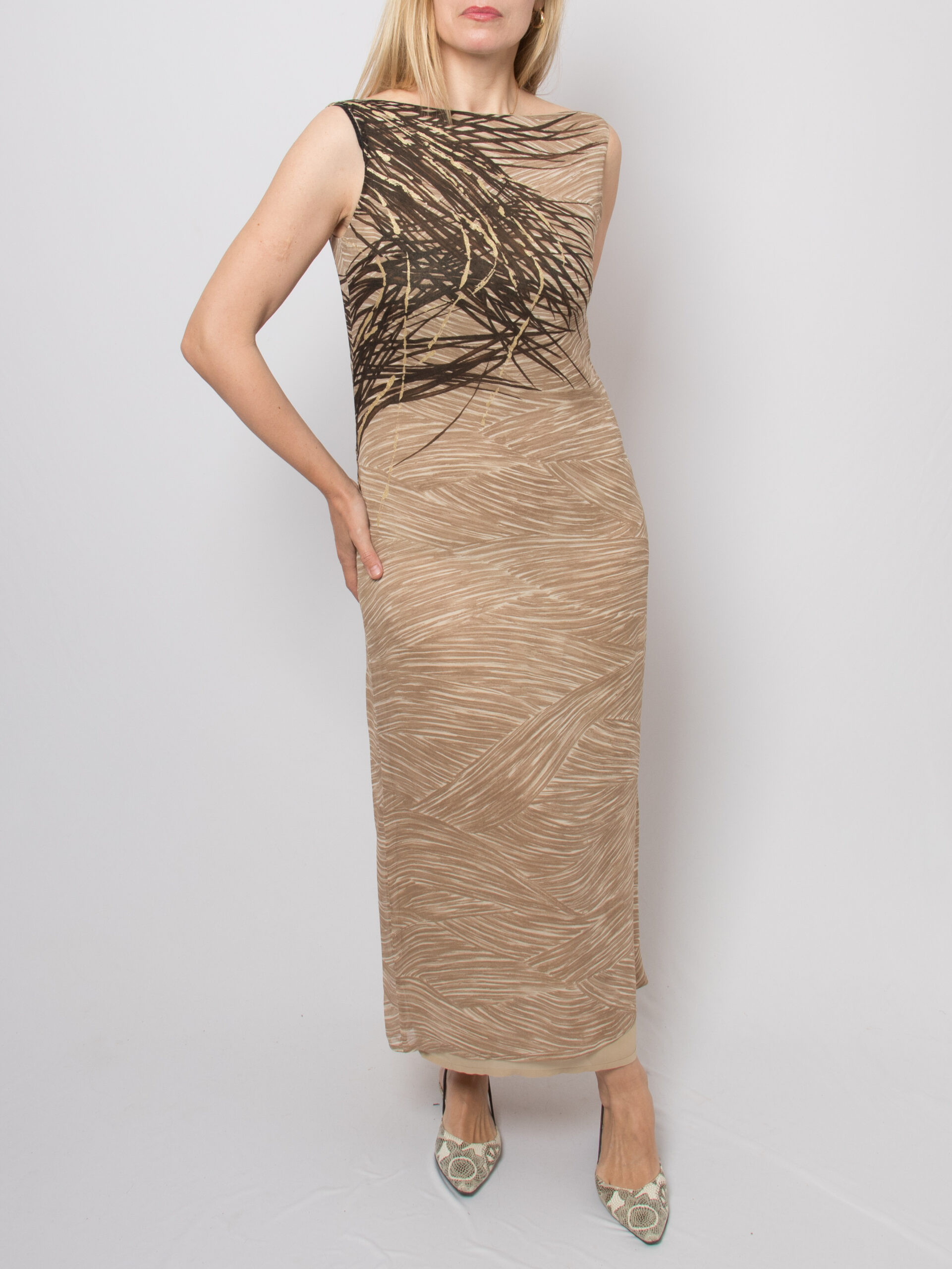 Gianfranco Ferré Studio Straight Maxi Dress Gianfranco Ferré Studio Straight Maxi Dress - Image 2