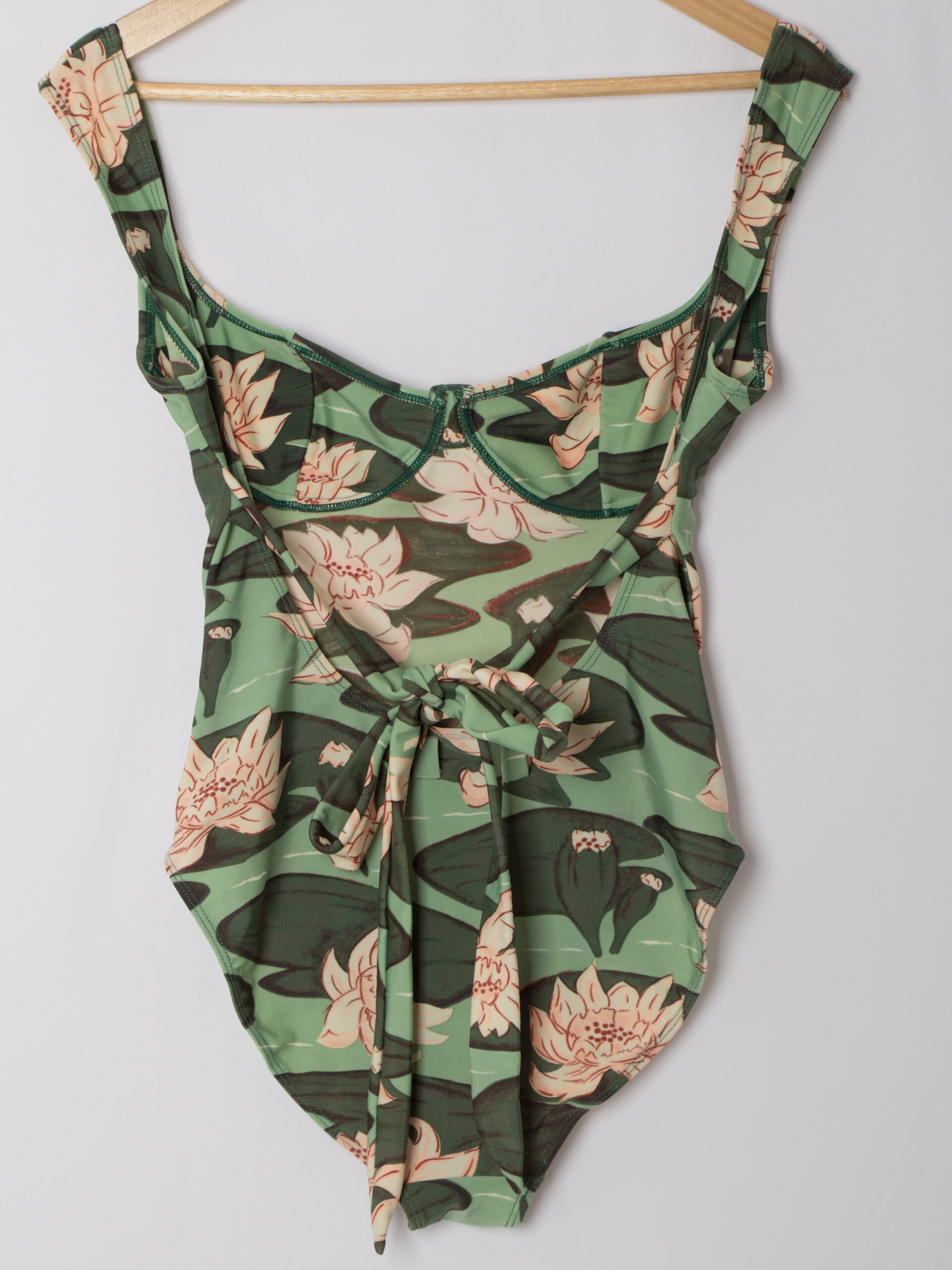 Y2K Lily Pad Floral One Piece Swimsuit Y2K Lily Pad Floral One Piece Swimsuit - Image 5