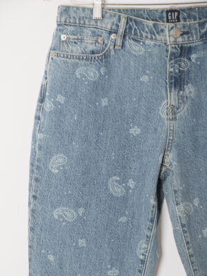 Gap Bandana Paisley Print Jeans