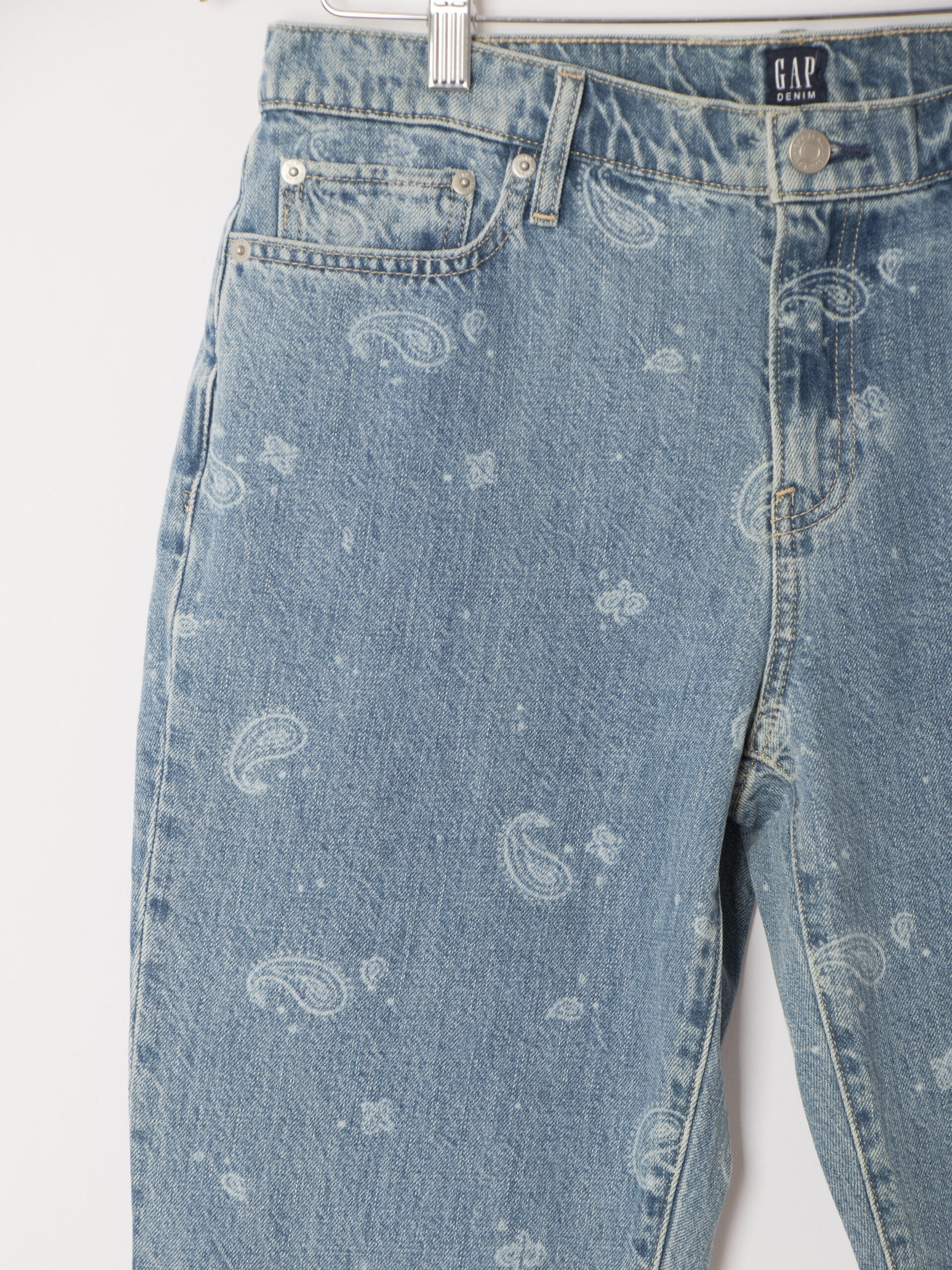 Gap Bandana Paisley Print Jeans Gap Bandana Paisley Print Jeans