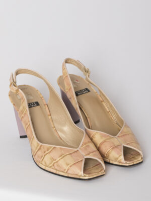 Stuart Weitzman Slingback Peep-Toe Pumps