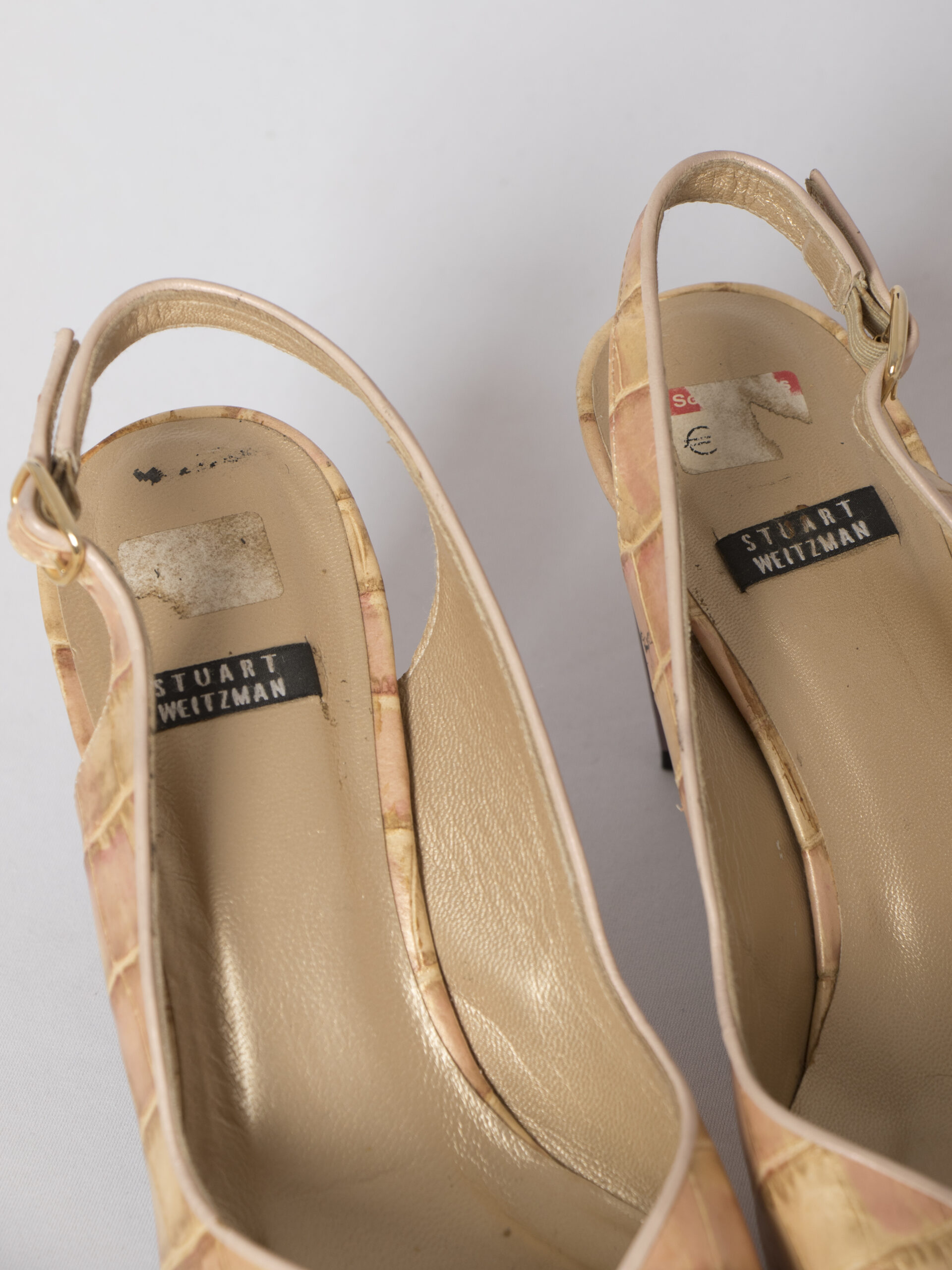 Stuart Weitzman Slingback Peep-Toe Pumps Stuart Weitzman Slingback Peep-Toe Pumps - Image 2