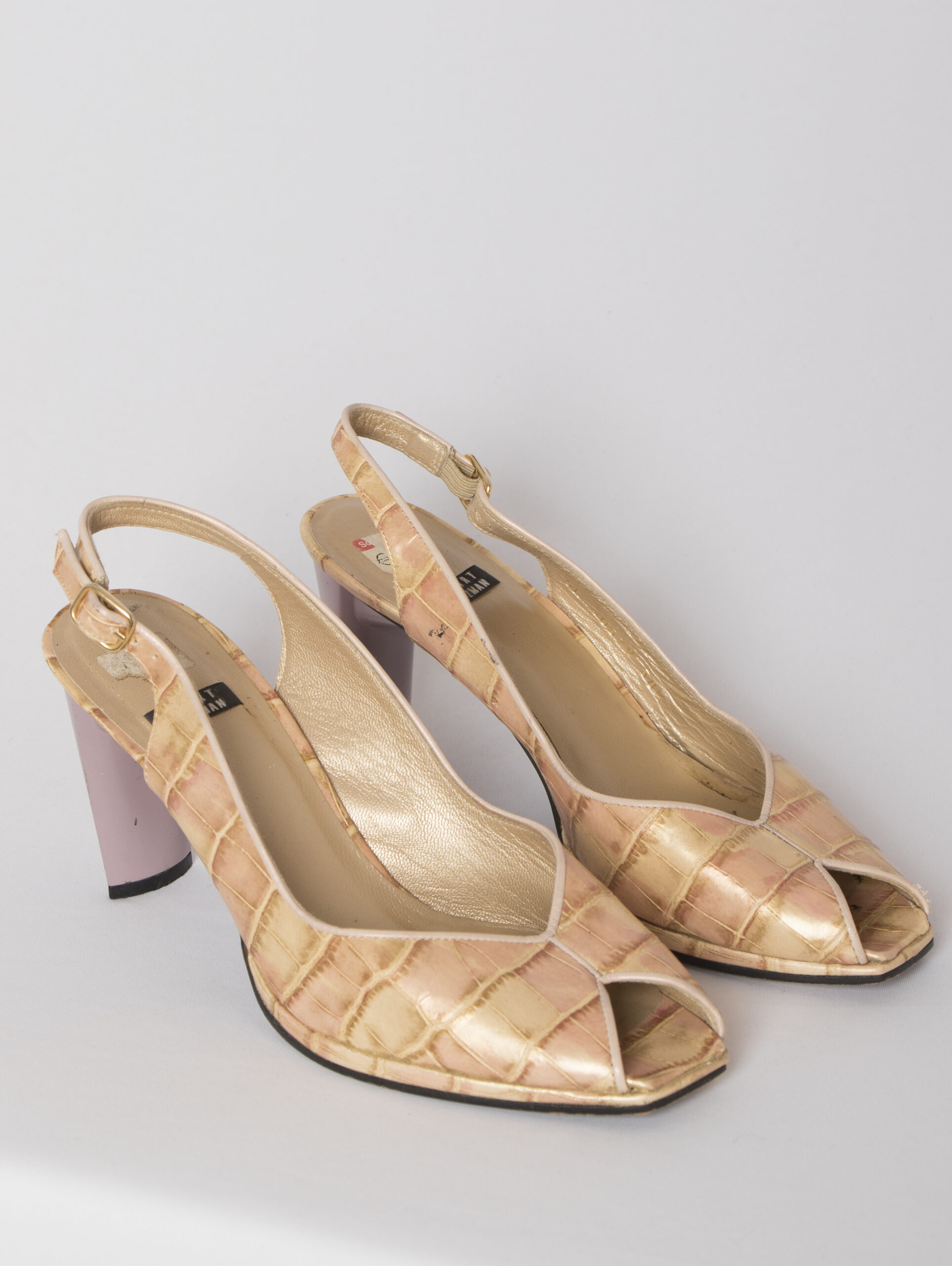 Stuart Weitzman Slingback Peep-Toe Pumps Stuart Weitzman Slingback Peep-Toe Pumps - Image 3