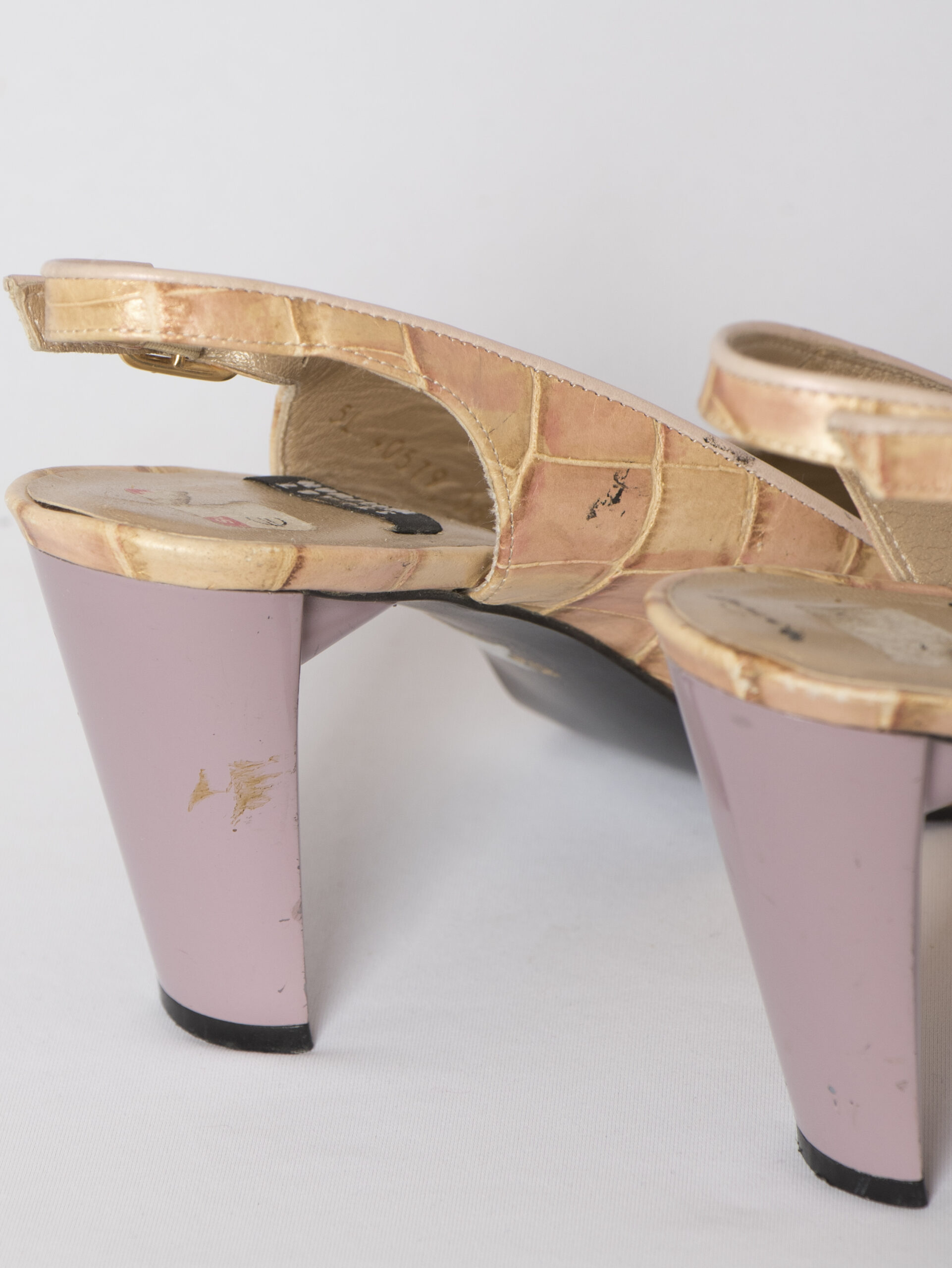 Stuart Weitzman Slingback Peep-Toe Pumps Stuart Weitzman Slingback Peep-Toe Pumps - Image 6