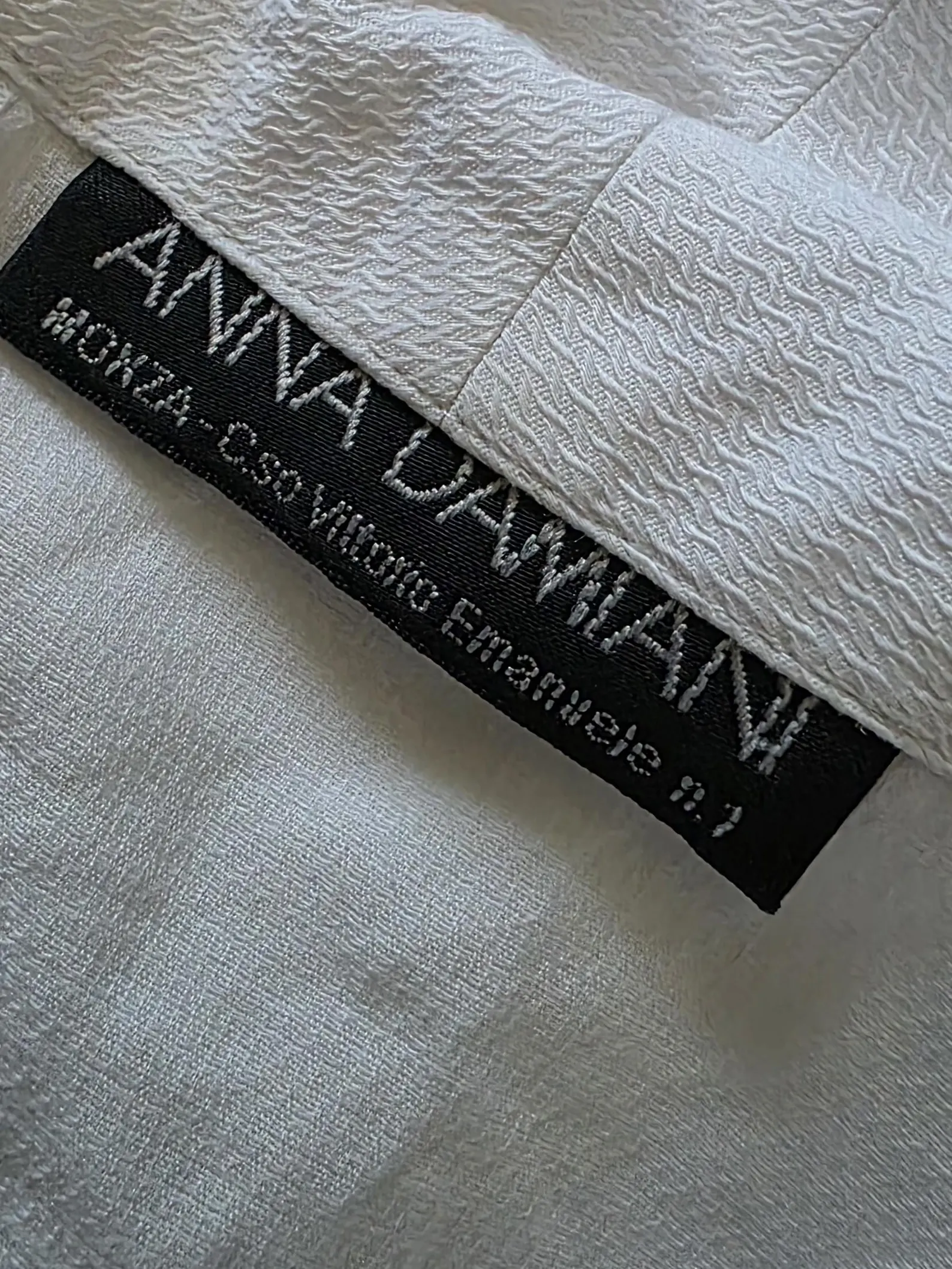 Anna Damiani Textured White Cotton Blouse Anna Damiani Textured White Cotton Blouse - Image 7