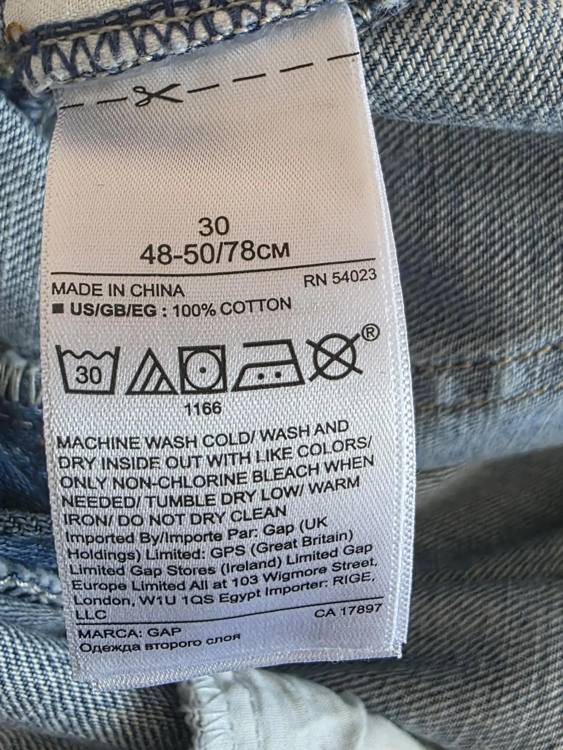 Gap Bandana Paisley Print Jeans Gap Bandana Paisley Print Jeans - Image 9
