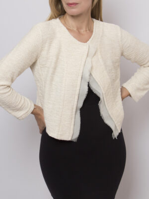 LIST Ivory Tweed Jacket