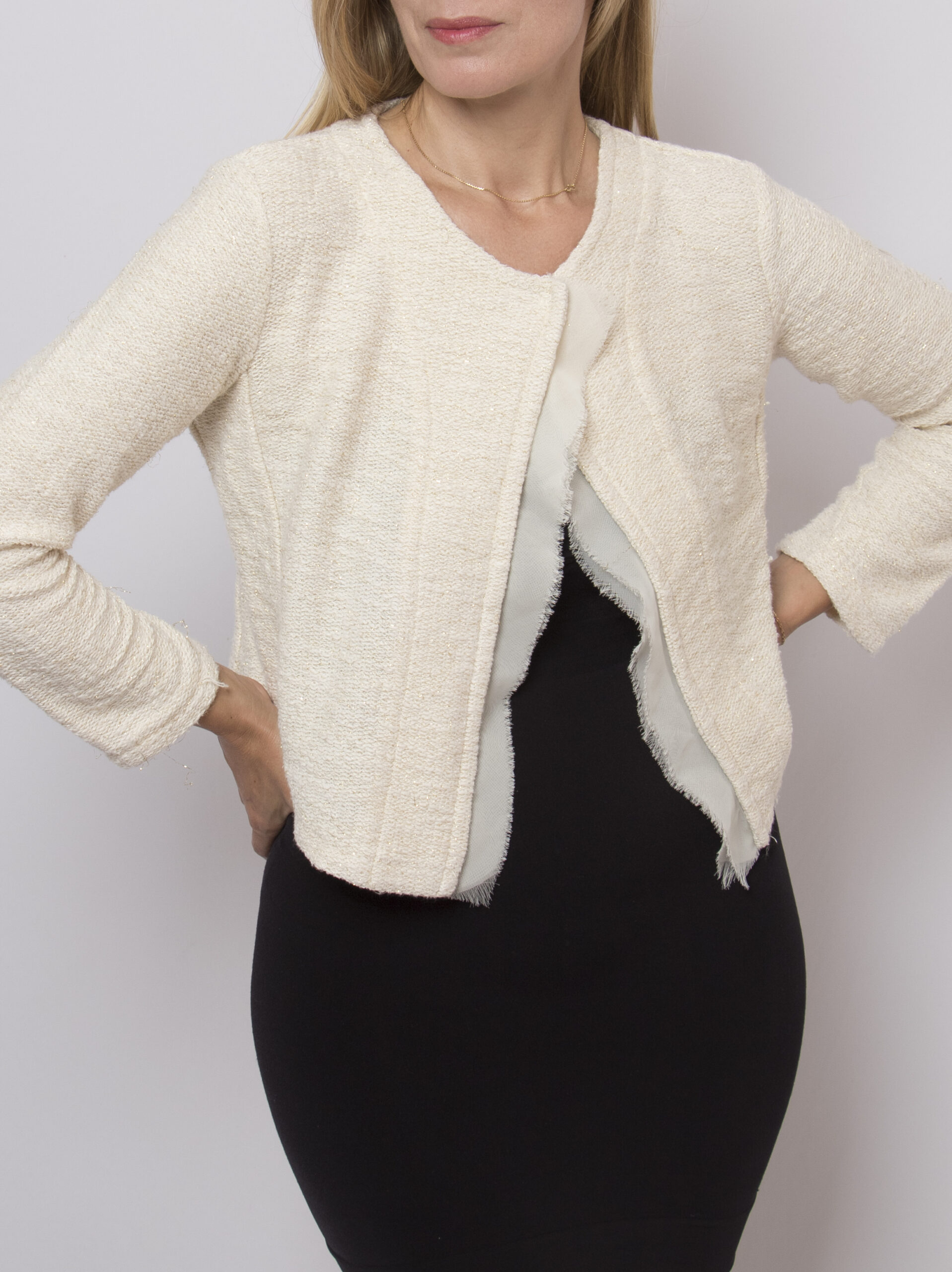 LIST Ivory Tweed Jacket LIST Ivory Tweed Jacket