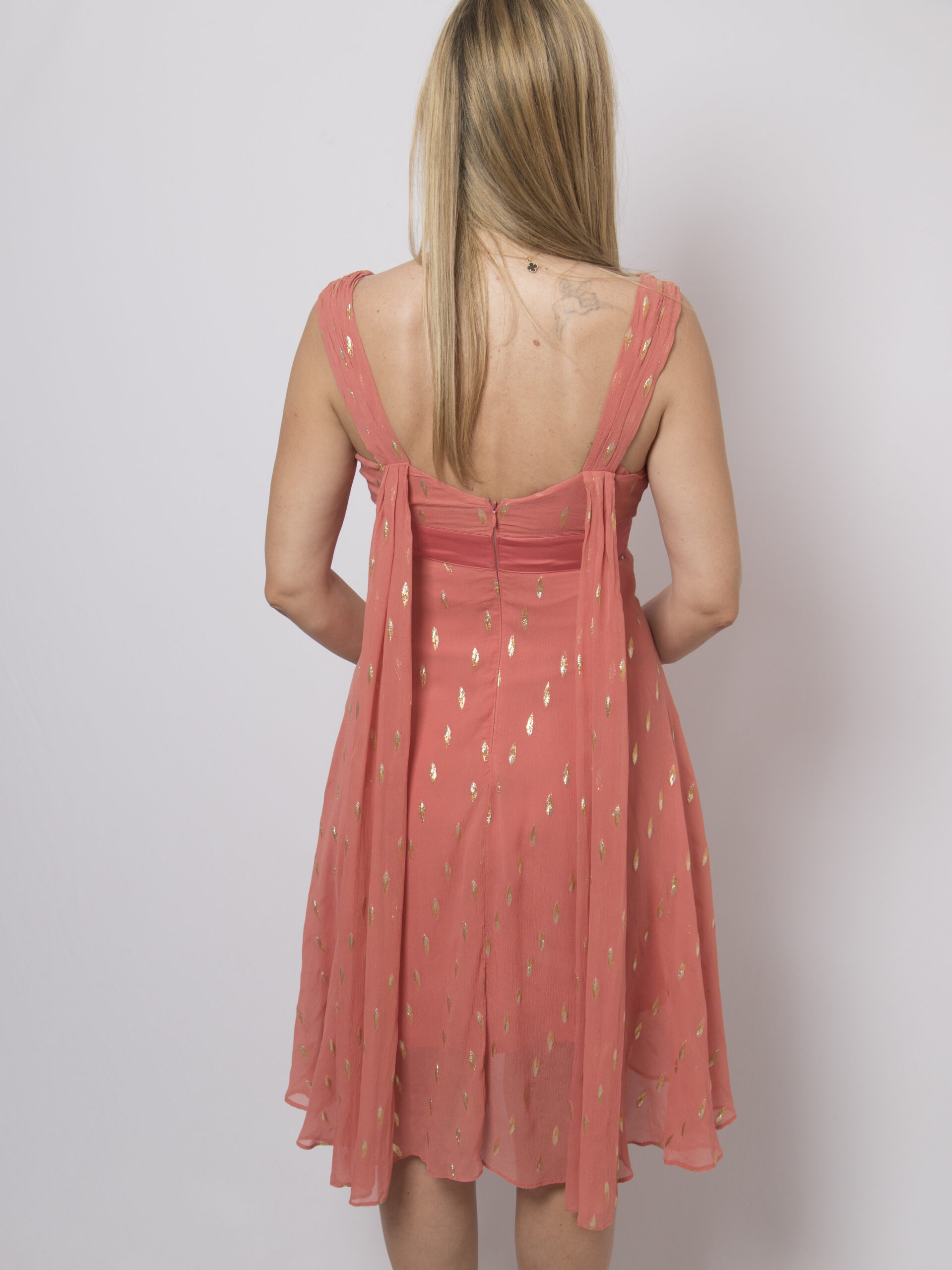Nanette Silk Empire Waist Dress Nanette Silk Empire Waist Dress - Image 4