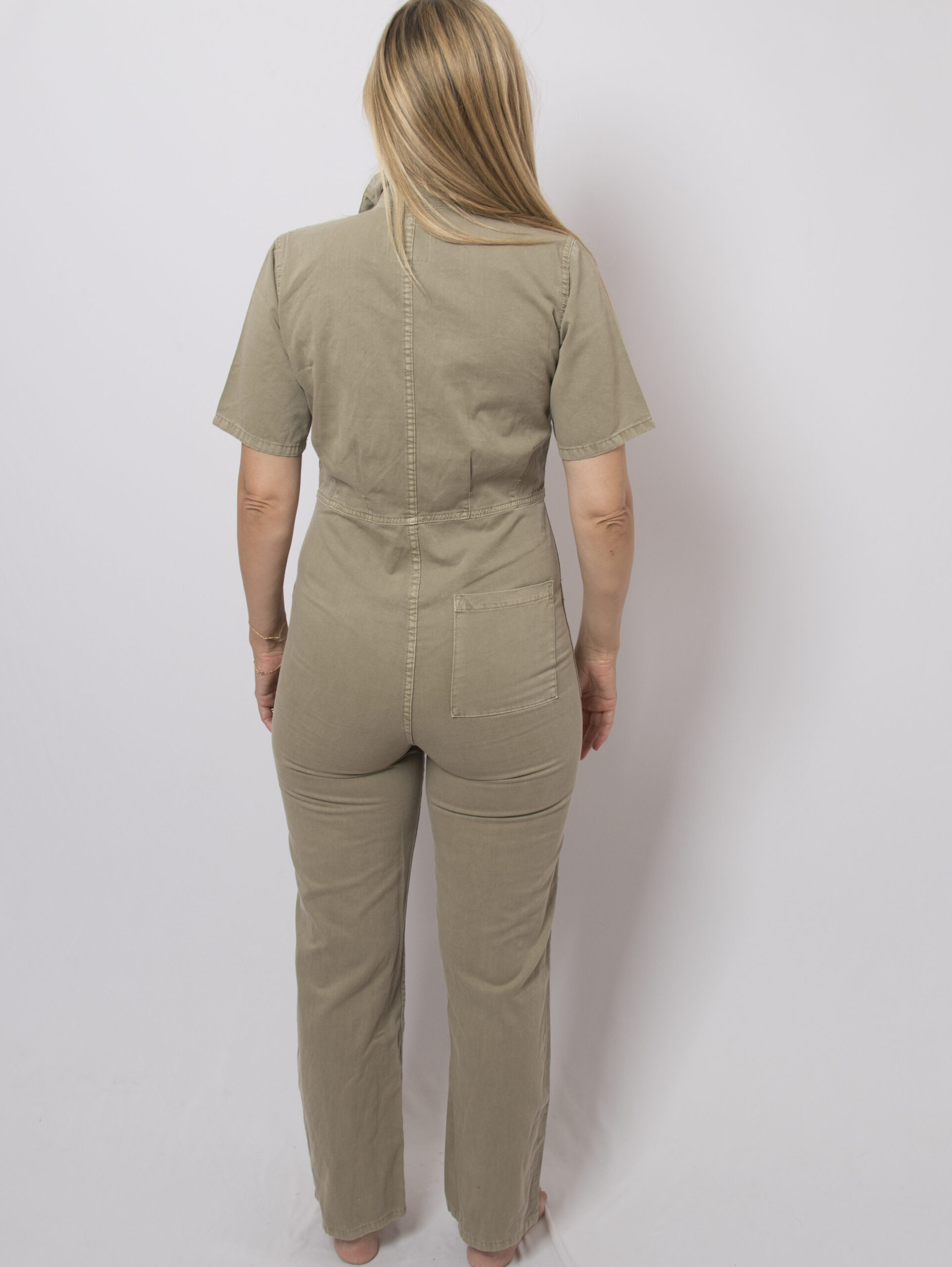 Vintage Khaki Mechanic Coverall Vintage Khaki Mechanic Coverall - Image 4
