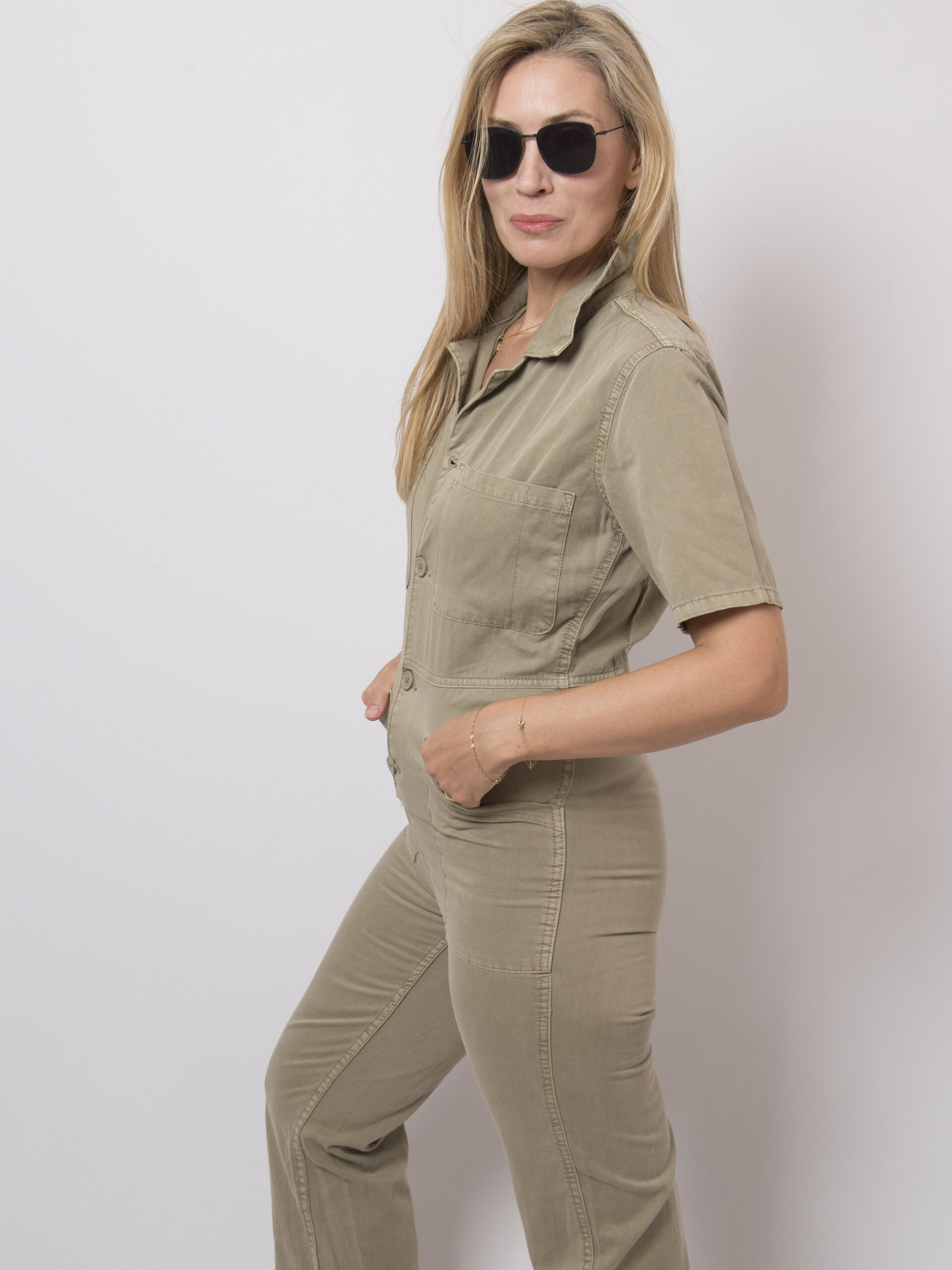 Vintage Khaki Mechanic Coverall Vintage Khaki Mechanic Coverall - Image 6