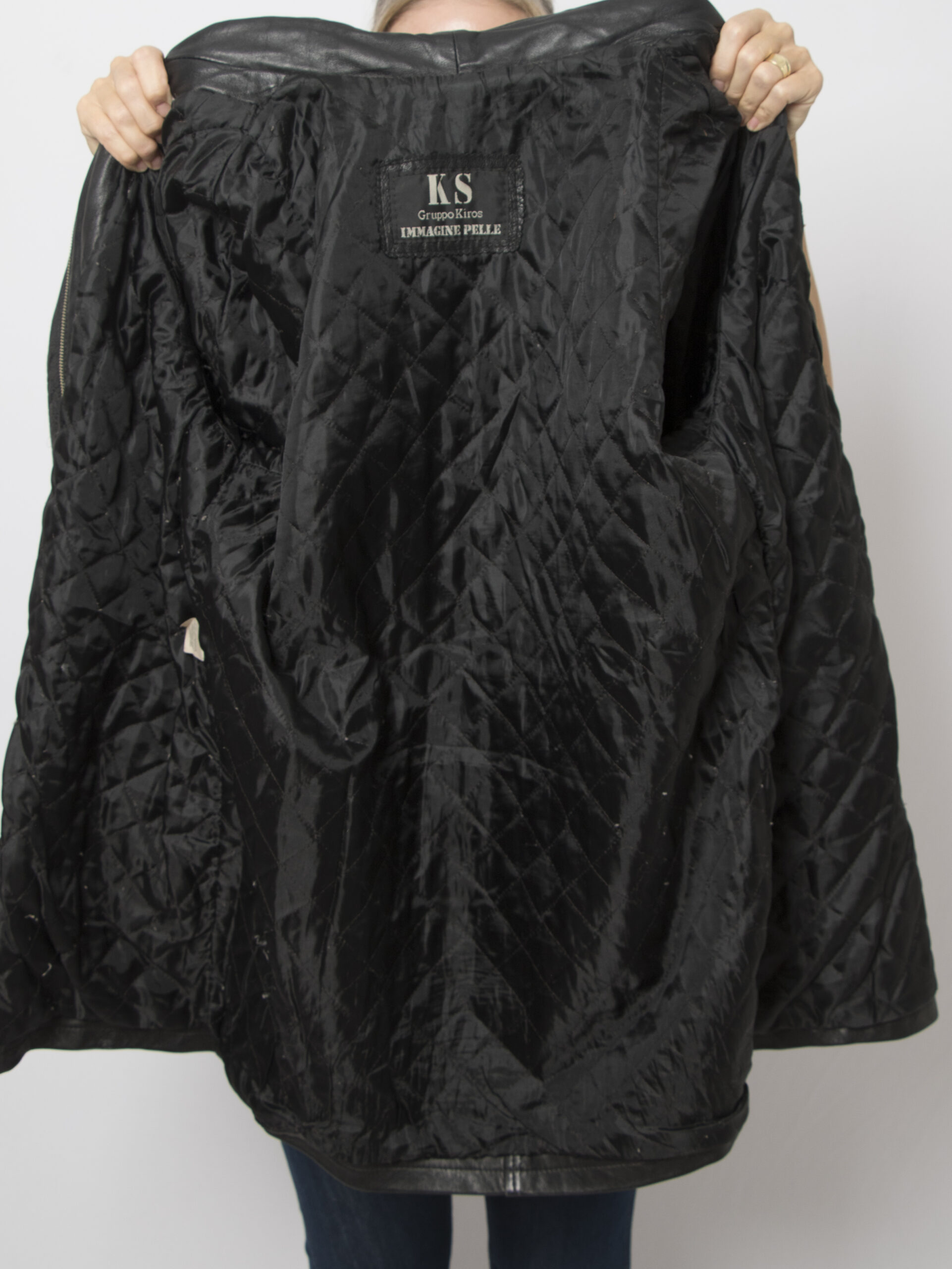 Vintage Black Leather Jacket Vintage Black Leather Jacket - Image 13