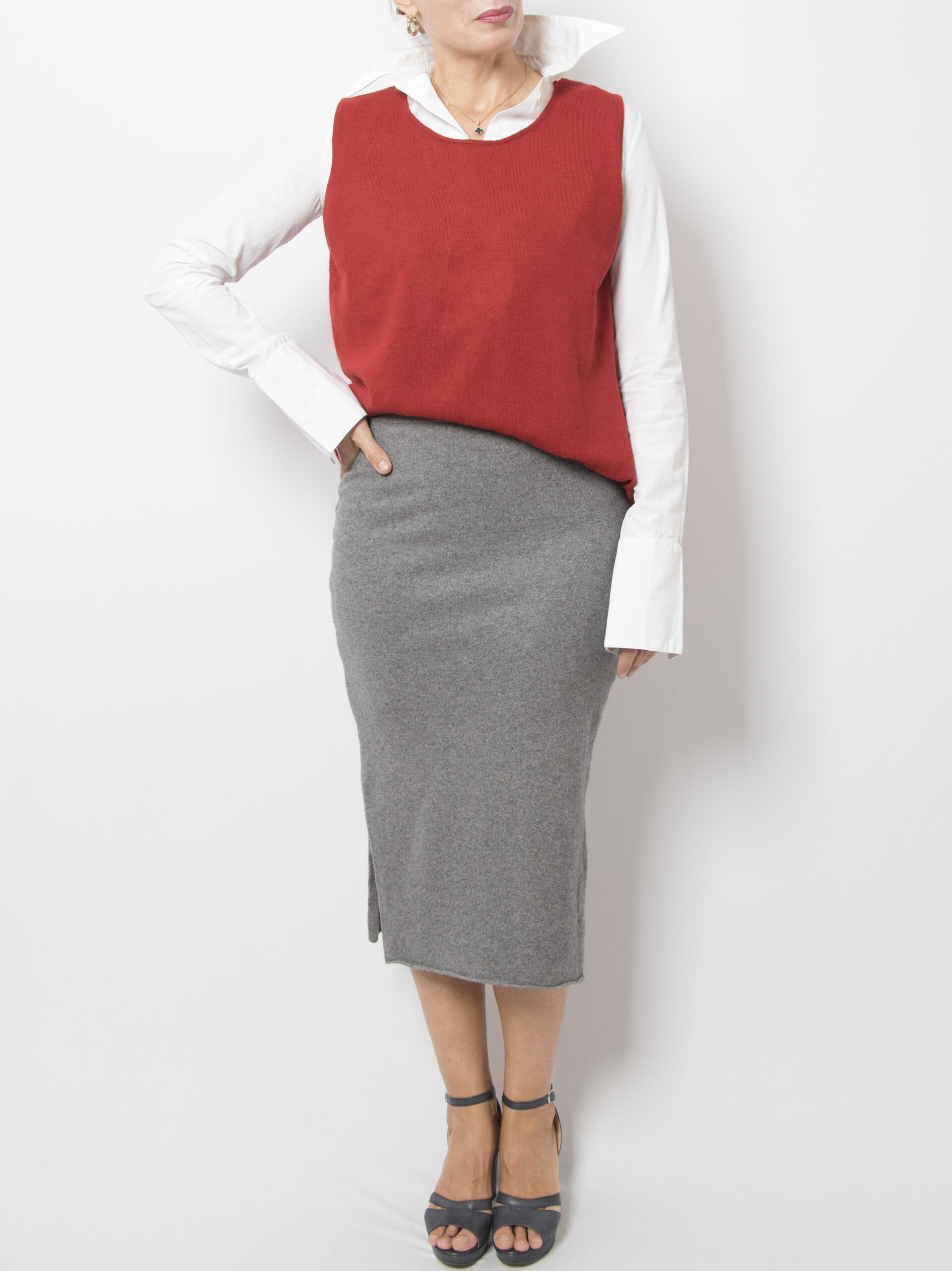 PERSONA Wool Blend Sweater Vest PERSONA Wool Blend Sweater Vest - Image 2