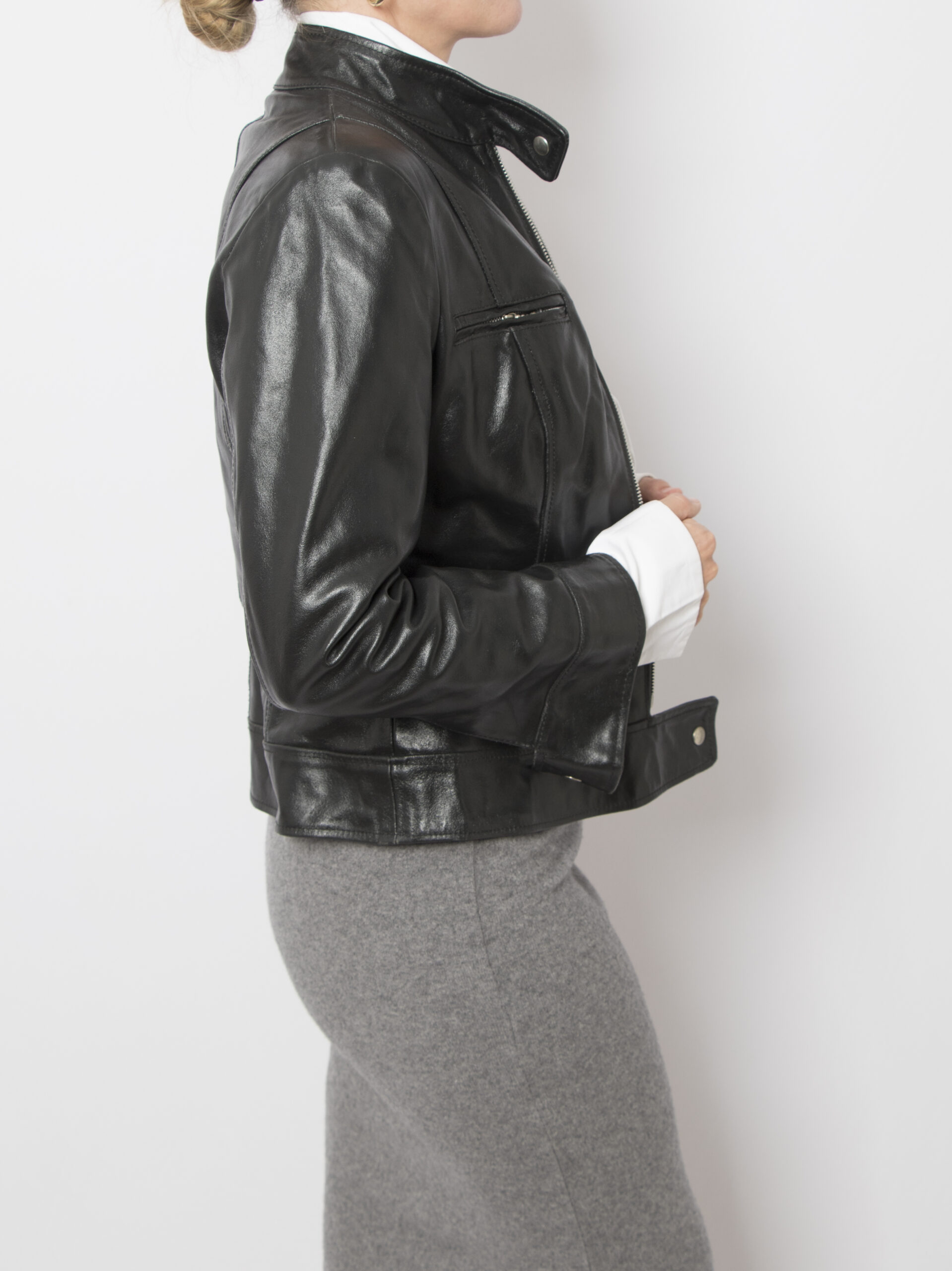 Vintage Moto Leather Jacket Vintage Moto Leather Jacket - Image 4