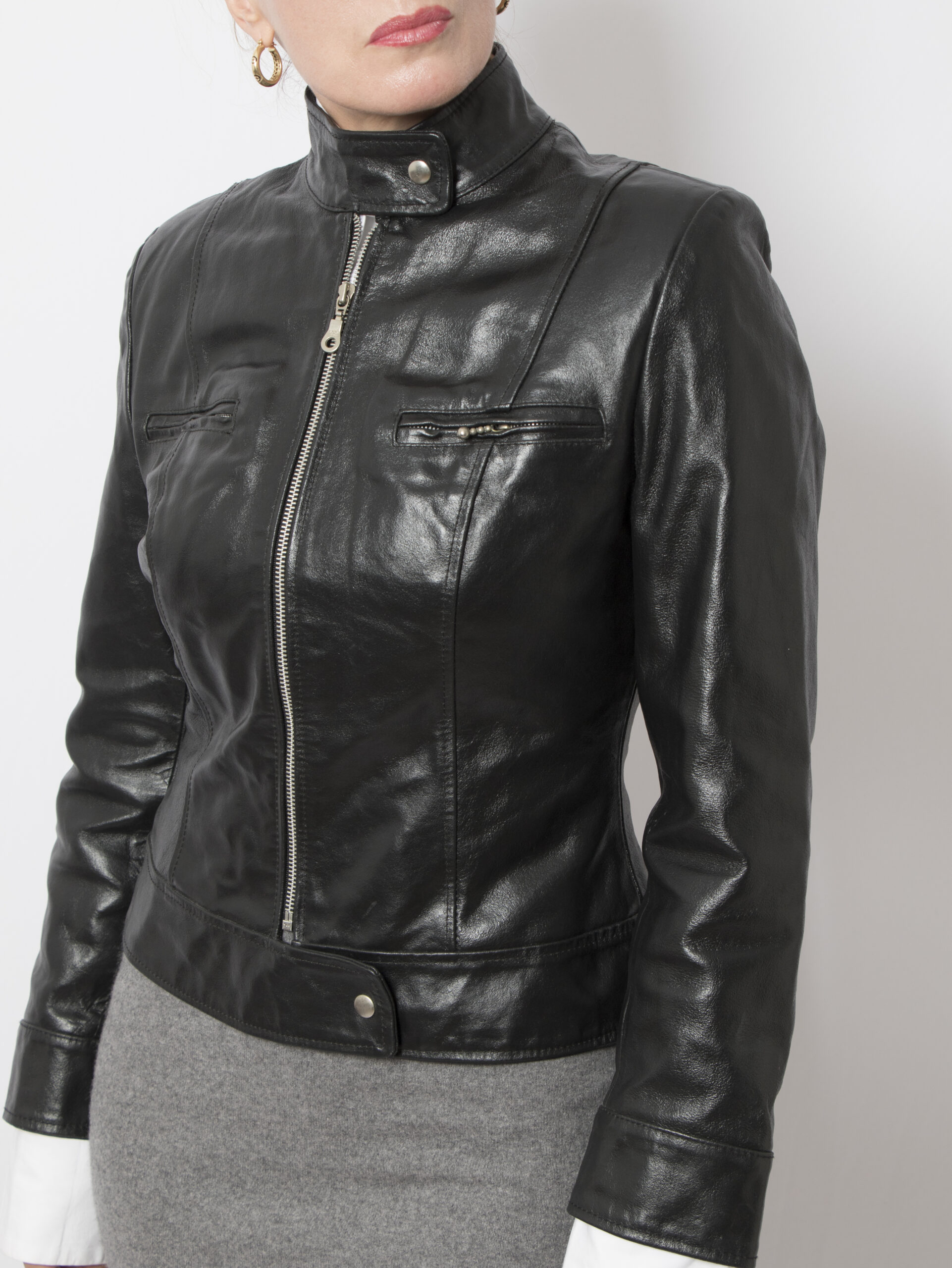 Vintage Moto Leather Jacket Vintage Moto Leather Jacket - Image 5