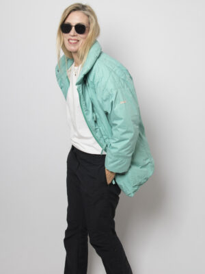 90s Turquoise Puff Ski Jacket