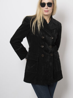 Vintage Black Velvet Jacket