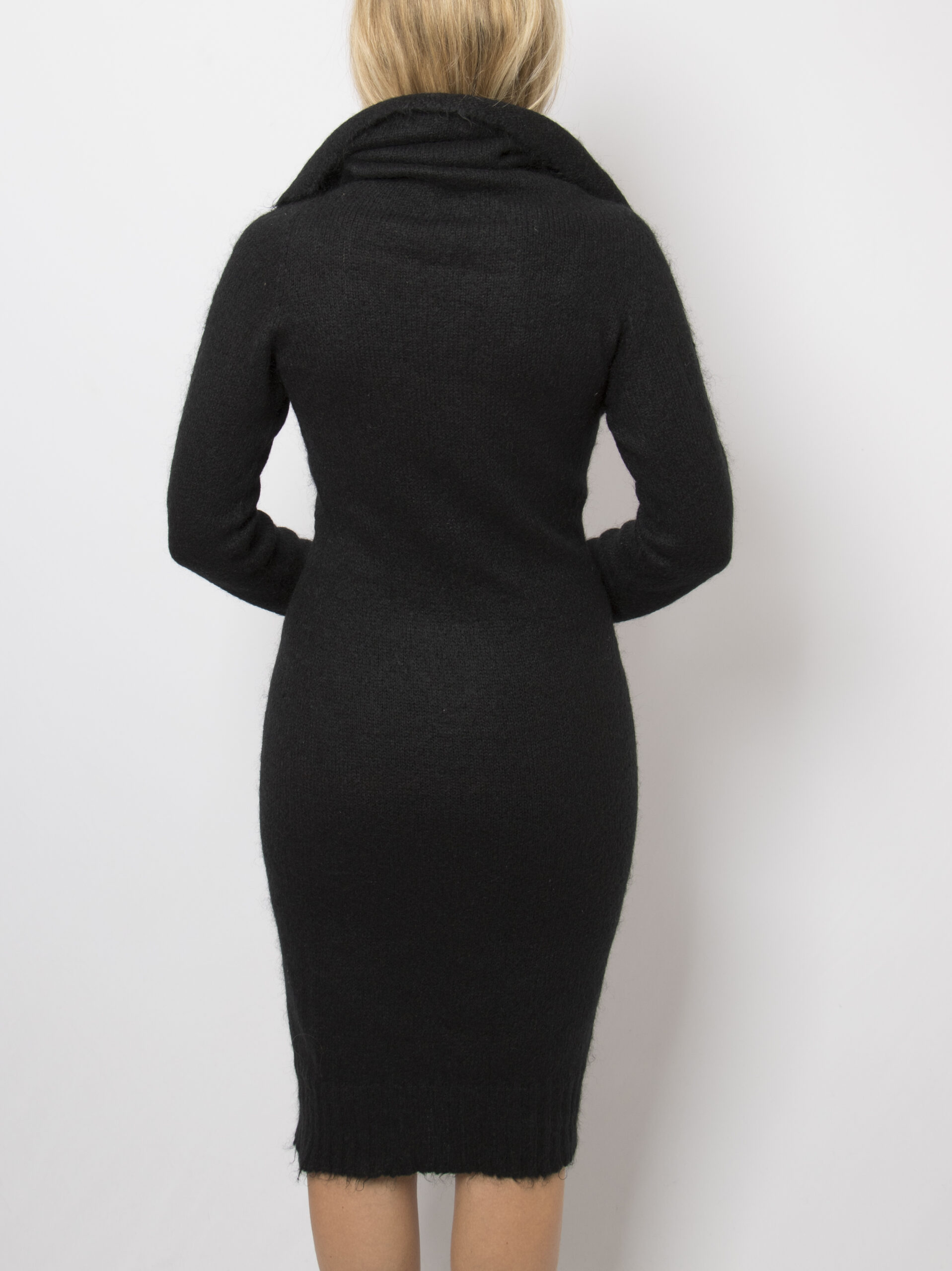 Vintage Black Mohair Sweater Dress Vintage Black Mohair Sweater Dress - Image 5