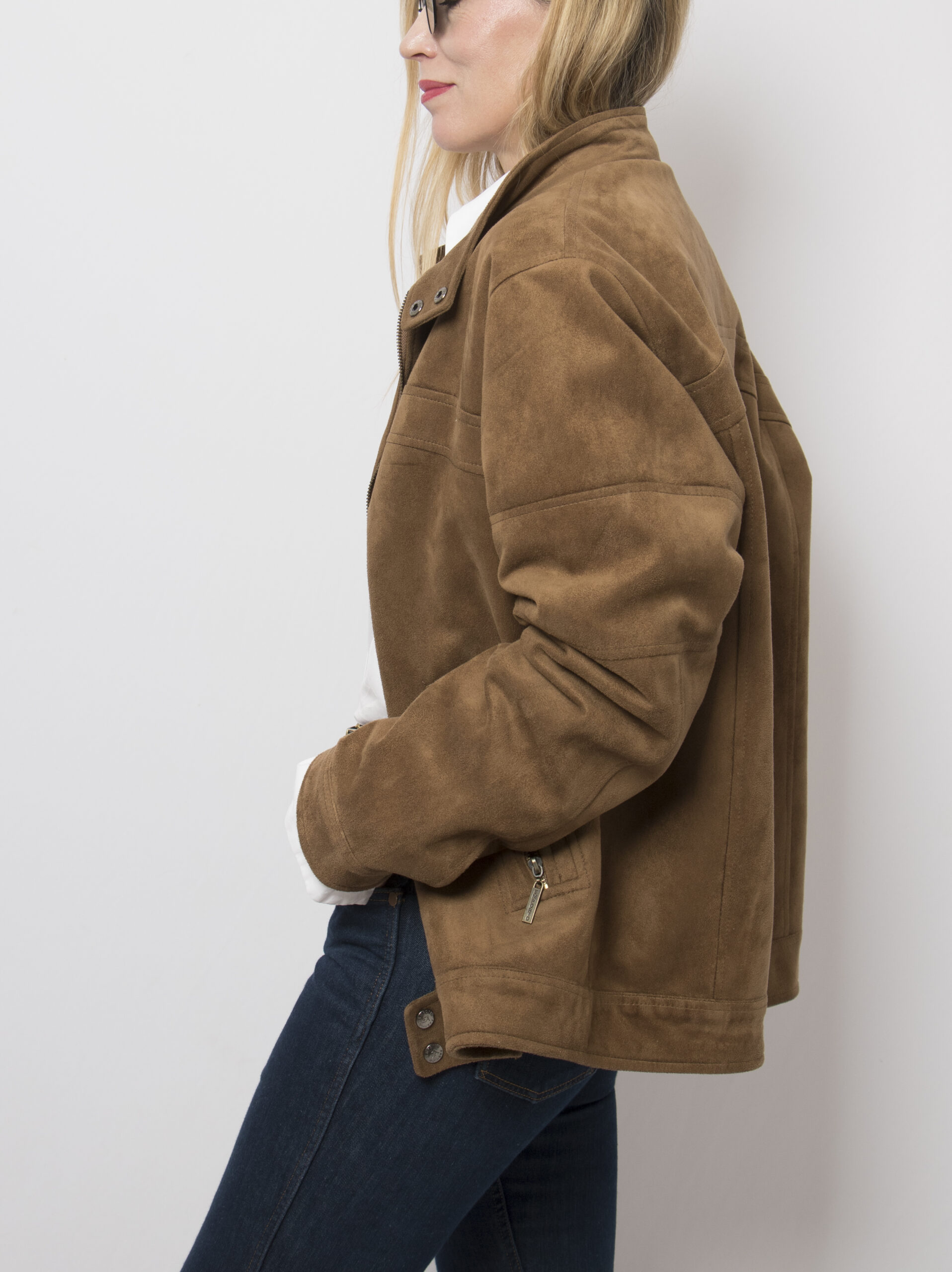 90s Armani Suede Bomber Jacket 90s Armani Suede Bomber Jacket
