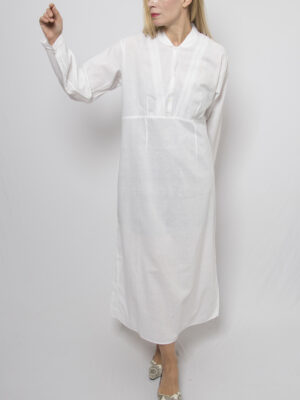 Vintage White Maxi Victorian Nightgown