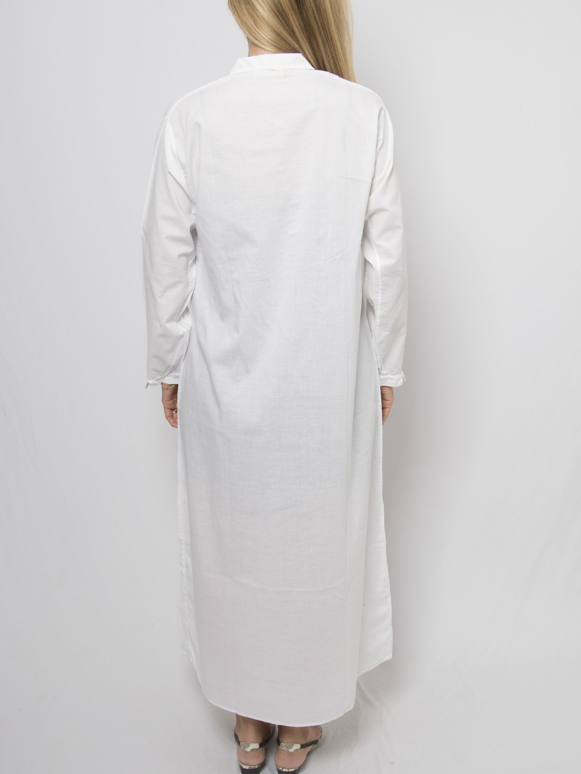Vintage White Maxi Victorian Nightgown Vintage White Maxi Victorian Nightgown - Image 4