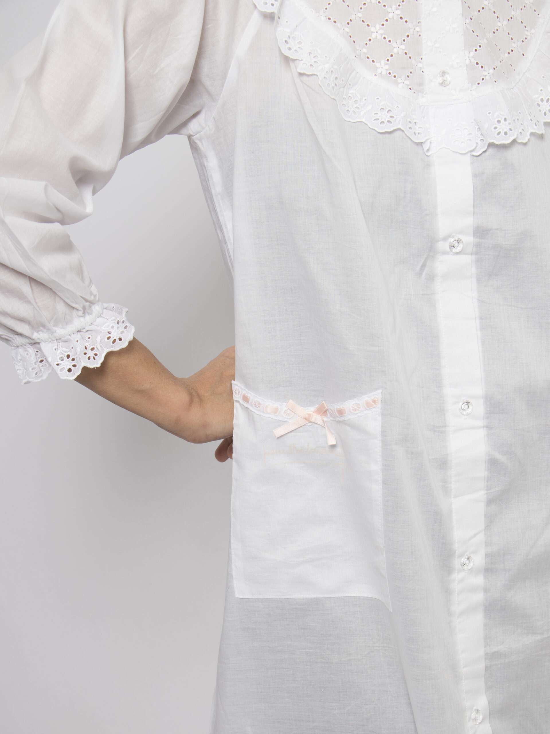 Vintage Pierre Balmain Paris Maxi Nightgown Vintage Pierre Balmain Paris Maxi Nightgown - Image 2