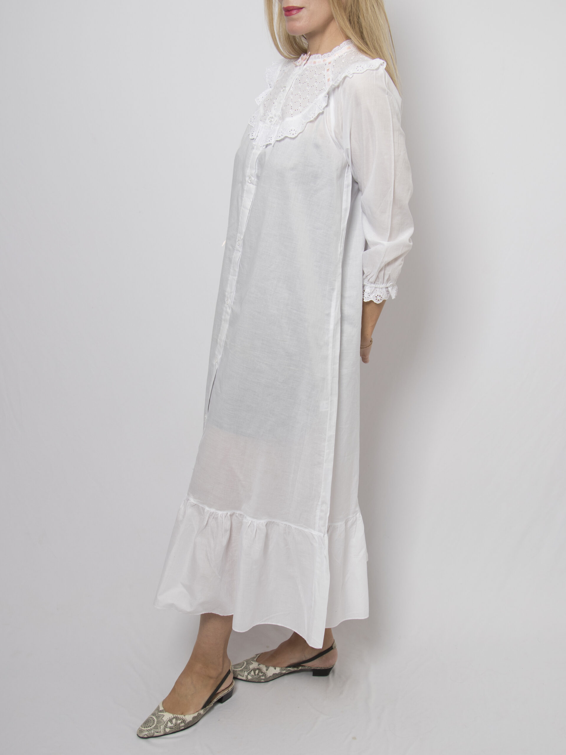 Vintage Pierre Balmain Paris Maxi Nightgown Vintage Pierre Balmain Paris Maxi Nightgown - Image 6