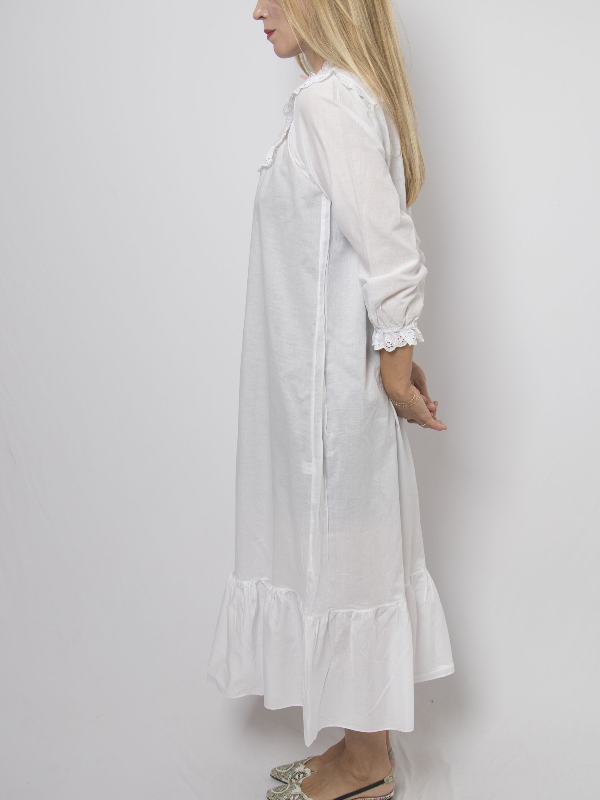 Vintage Pierre Balmain Paris Maxi Nightgown Vintage Pierre Balmain Paris Maxi Nightgown - Image 7