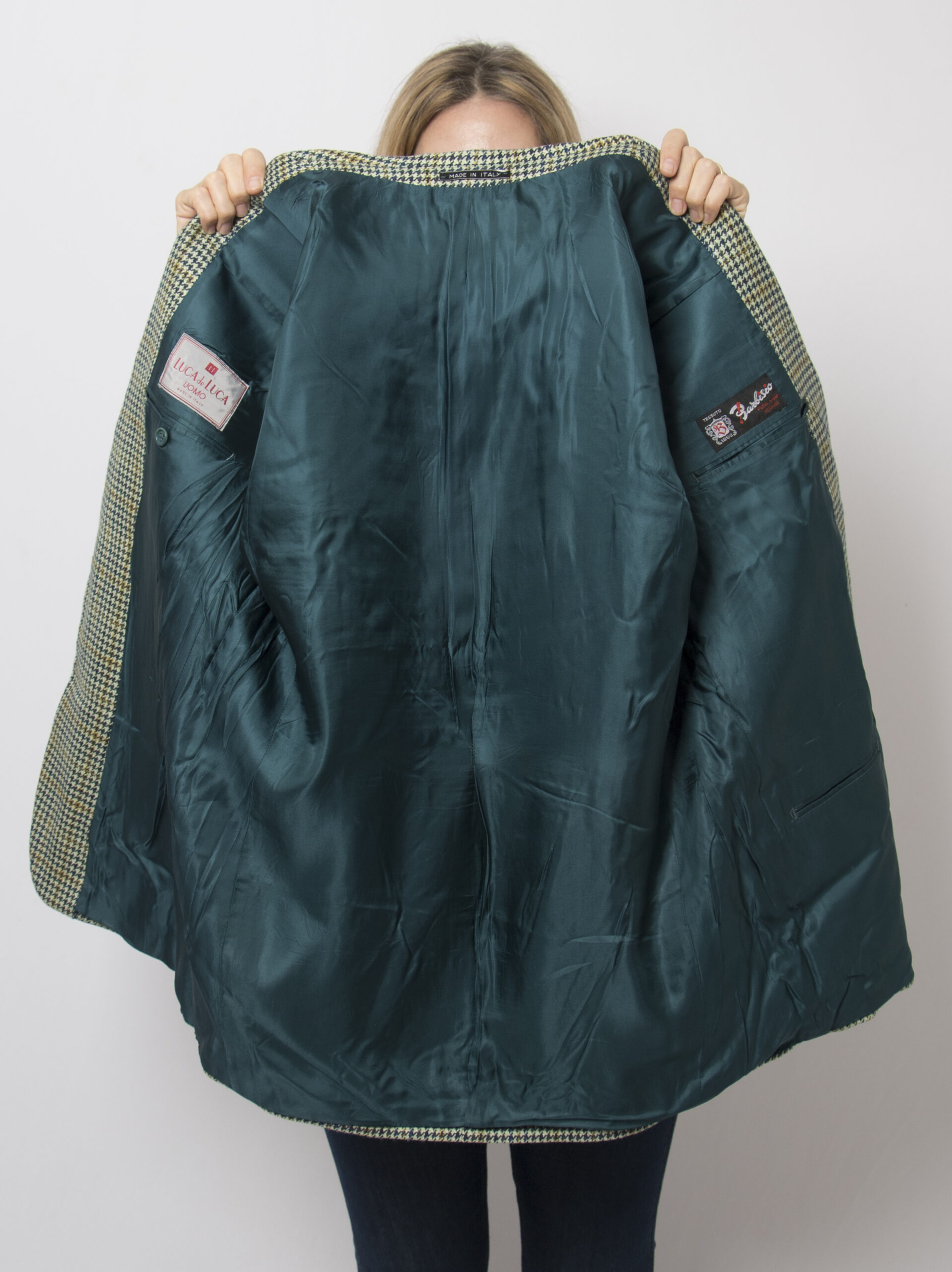 Vintage Green Plaid Blazer Vintage Green Plaid Blazer - Image 9