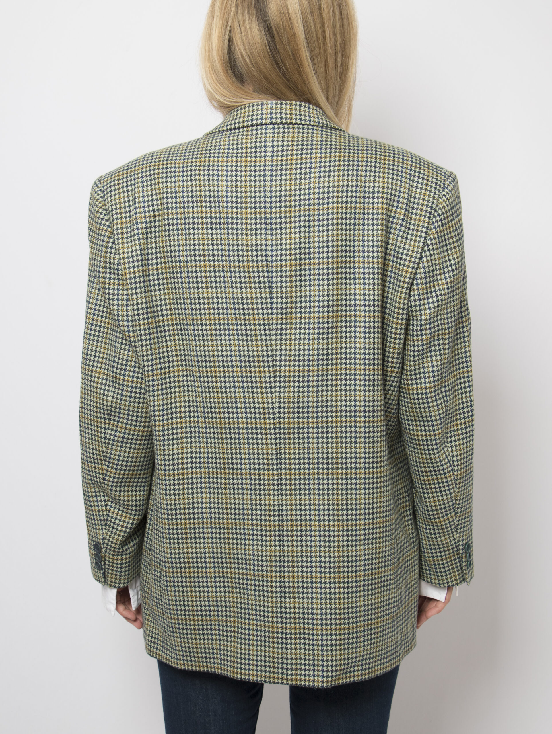 Vintage Green Plaid Blazer Vintage Green Plaid Blazer - Image 5