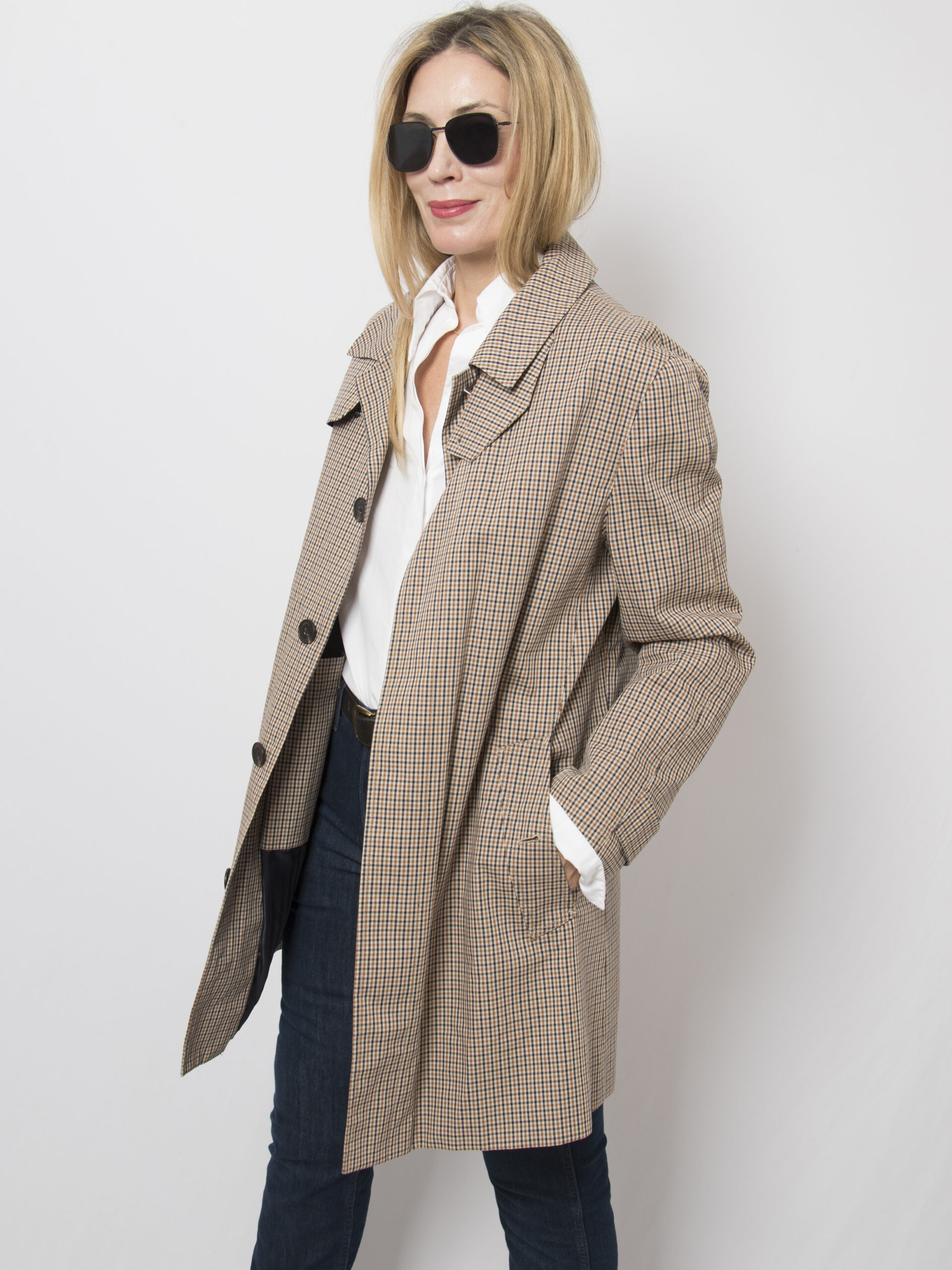 Plaid Car Coat by Hammond&Co. by Patrick Grant Plaid Car Coat by Hammond&Co. by Patrick Grant - Image 2