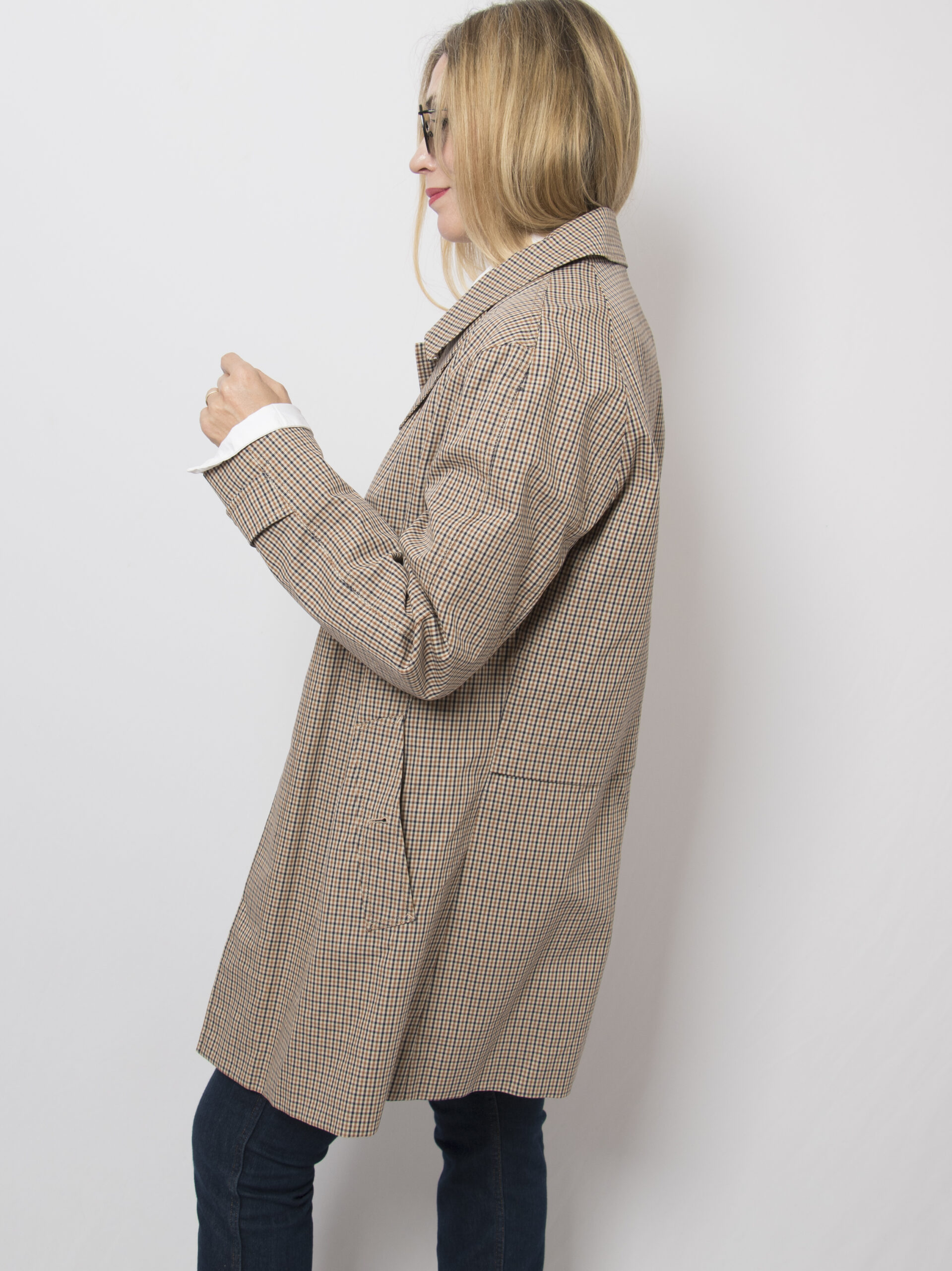 Plaid Car Coat by Hammond&Co. by Patrick Grant Plaid Car Coat by Hammond&Co. by Patrick Grant - Image 3