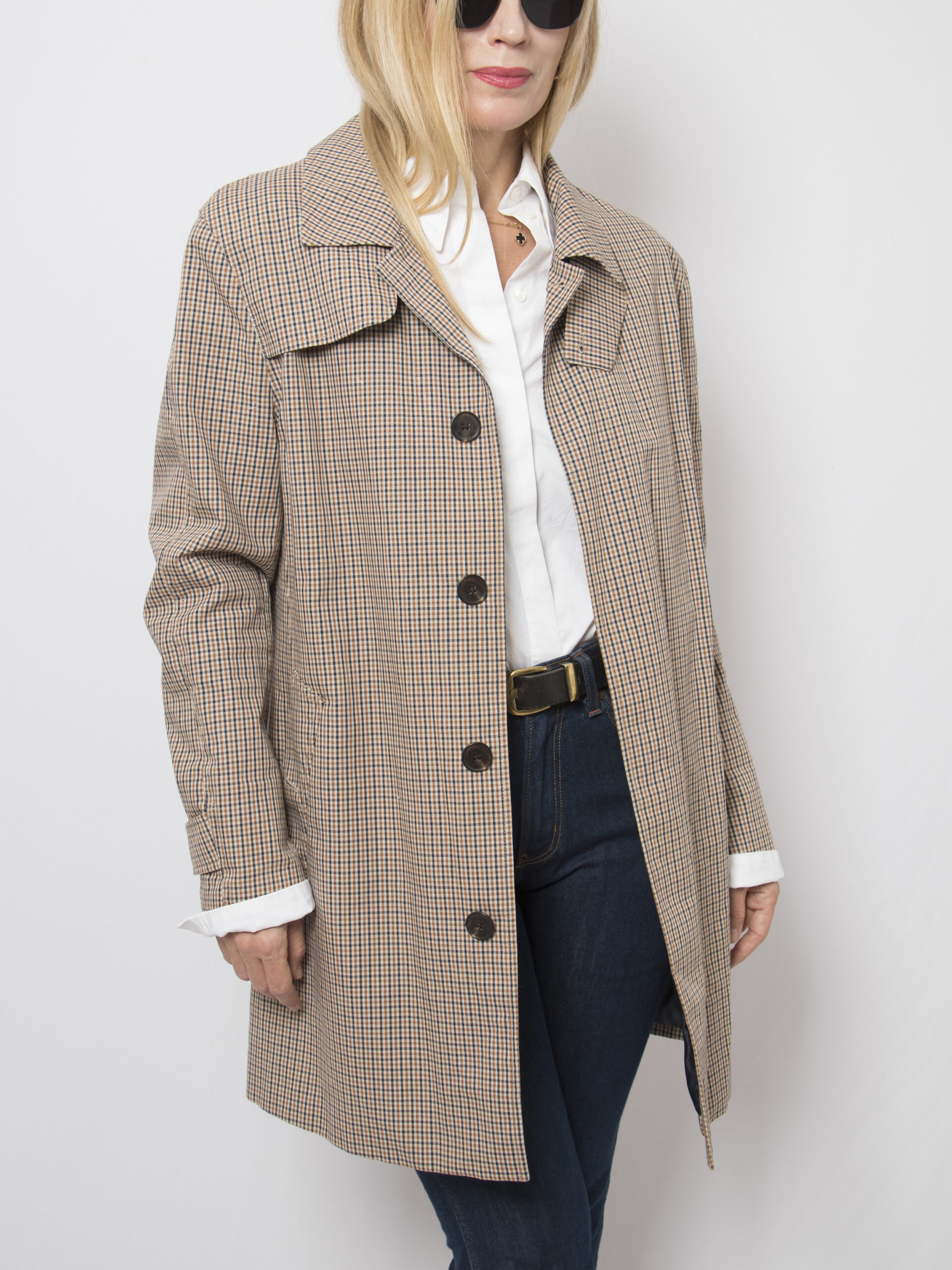 Plaid Car Coat by Hammond&Co. by Patrick Grant Plaid Car Coat by Hammond&Co. by Patrick Grant - Image 5
