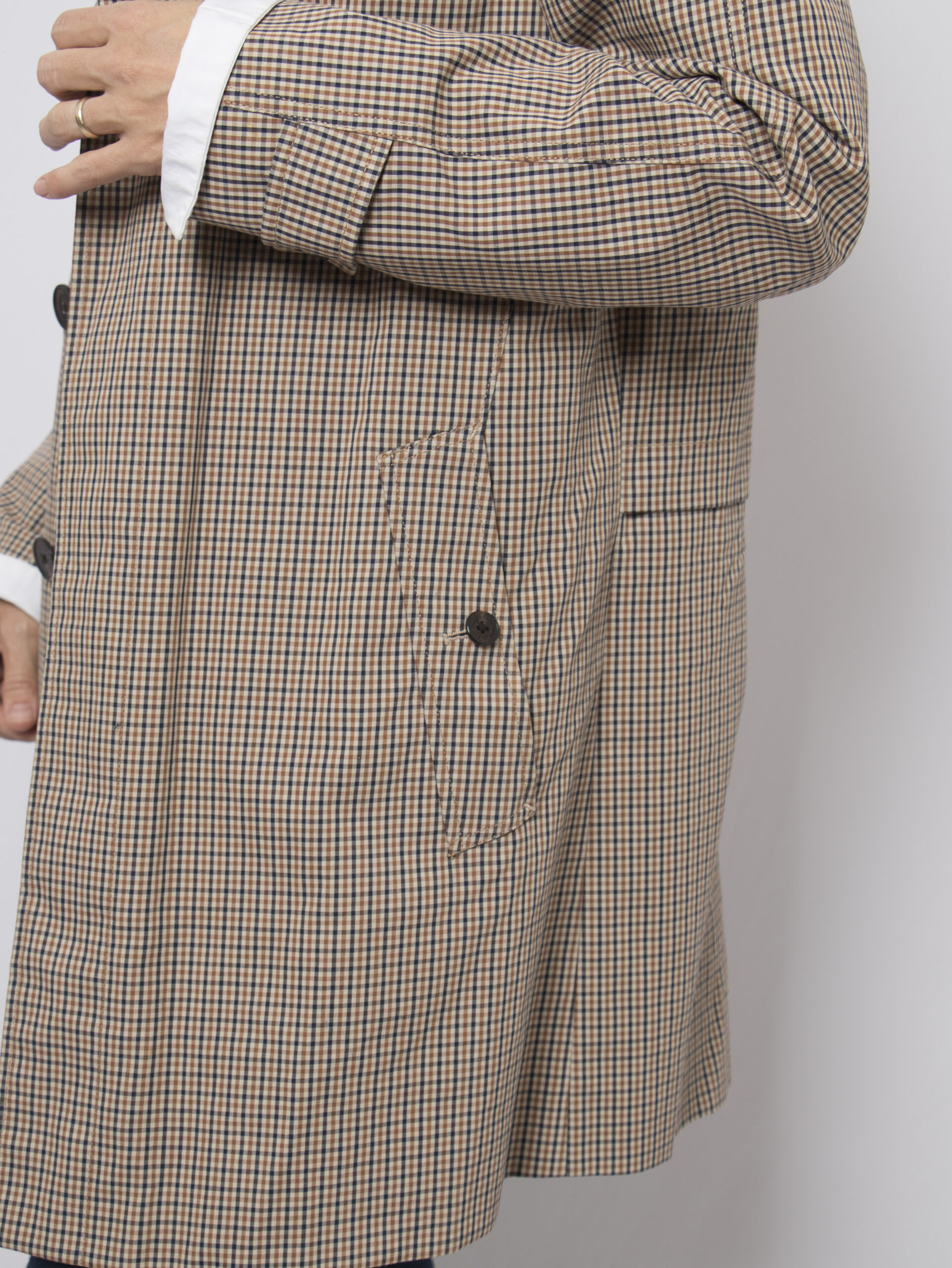 Plaid Car Coat by Hammond&Co. by Patrick Grant Plaid Car Coat by Hammond&Co. by Patrick Grant - Image 6