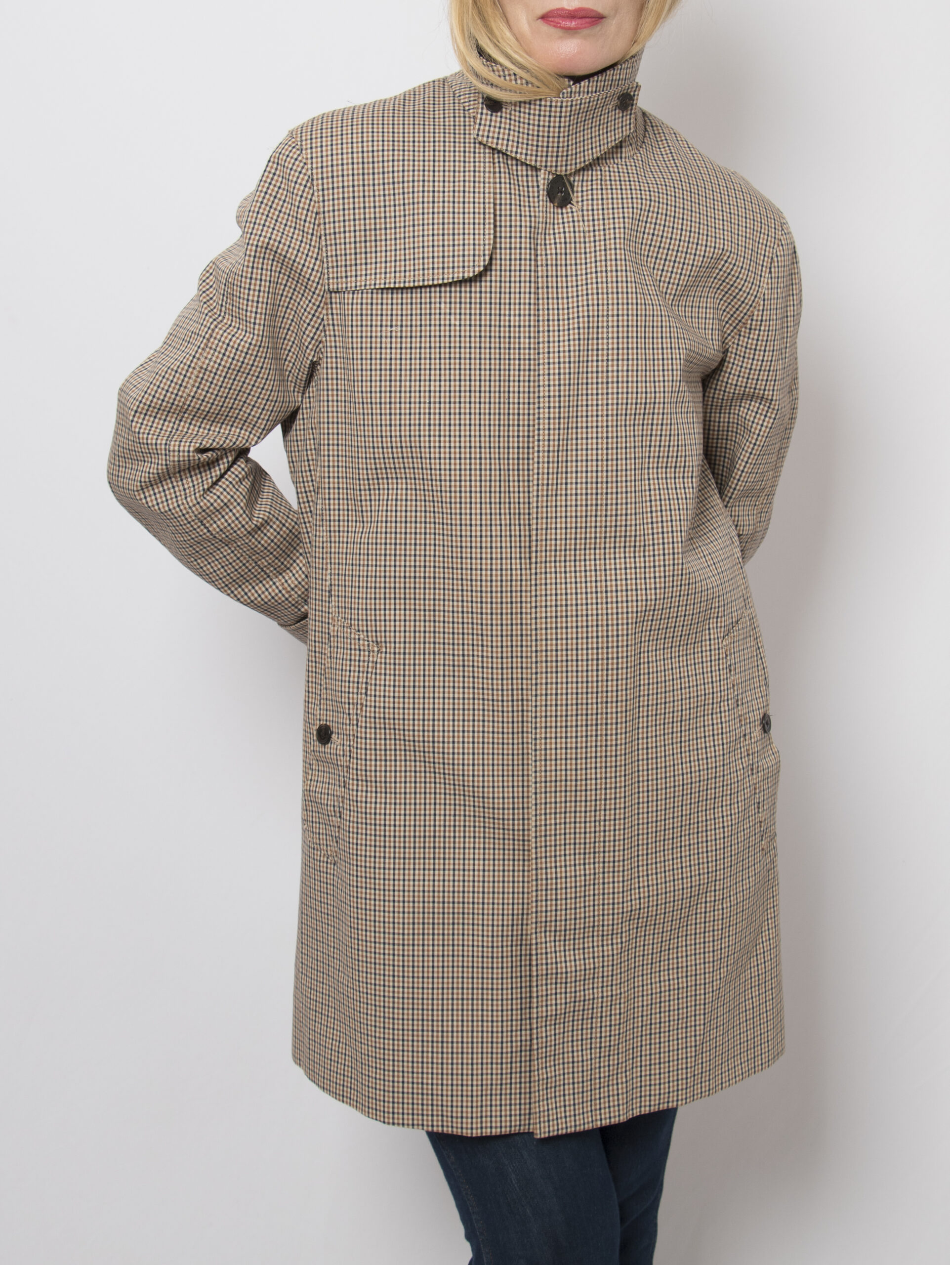 Plaid Car Coat by Hammond&Co. by Patrick Grant Plaid Car Coat by Hammond&Co. by Patrick Grant - Image 8