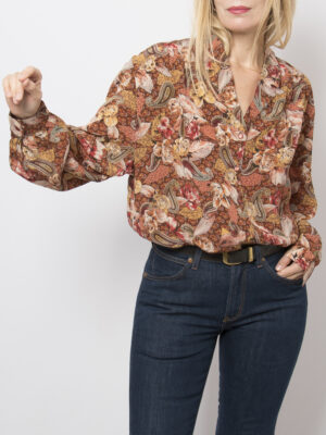 Vintage Paisley Blouse