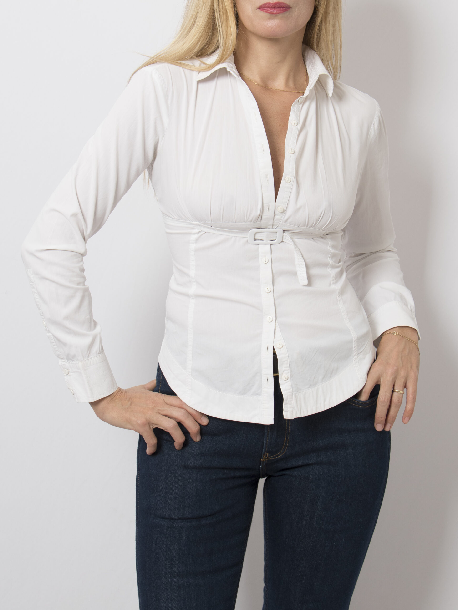 TWINSET Empire Waist Blouse Y2K TWINSET Empire Waist Blouse Y2K - Image 6