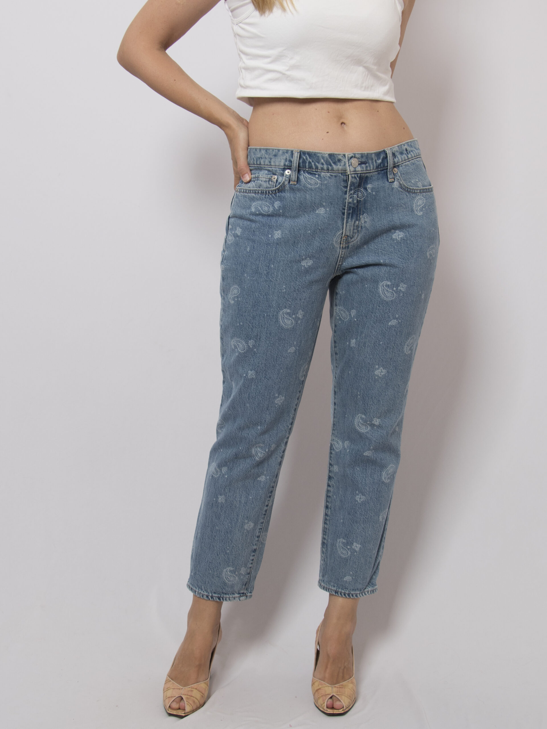 Gap Bandana Paisley Print Jeans Gap Bandana Paisley Print Jeans - Image 9