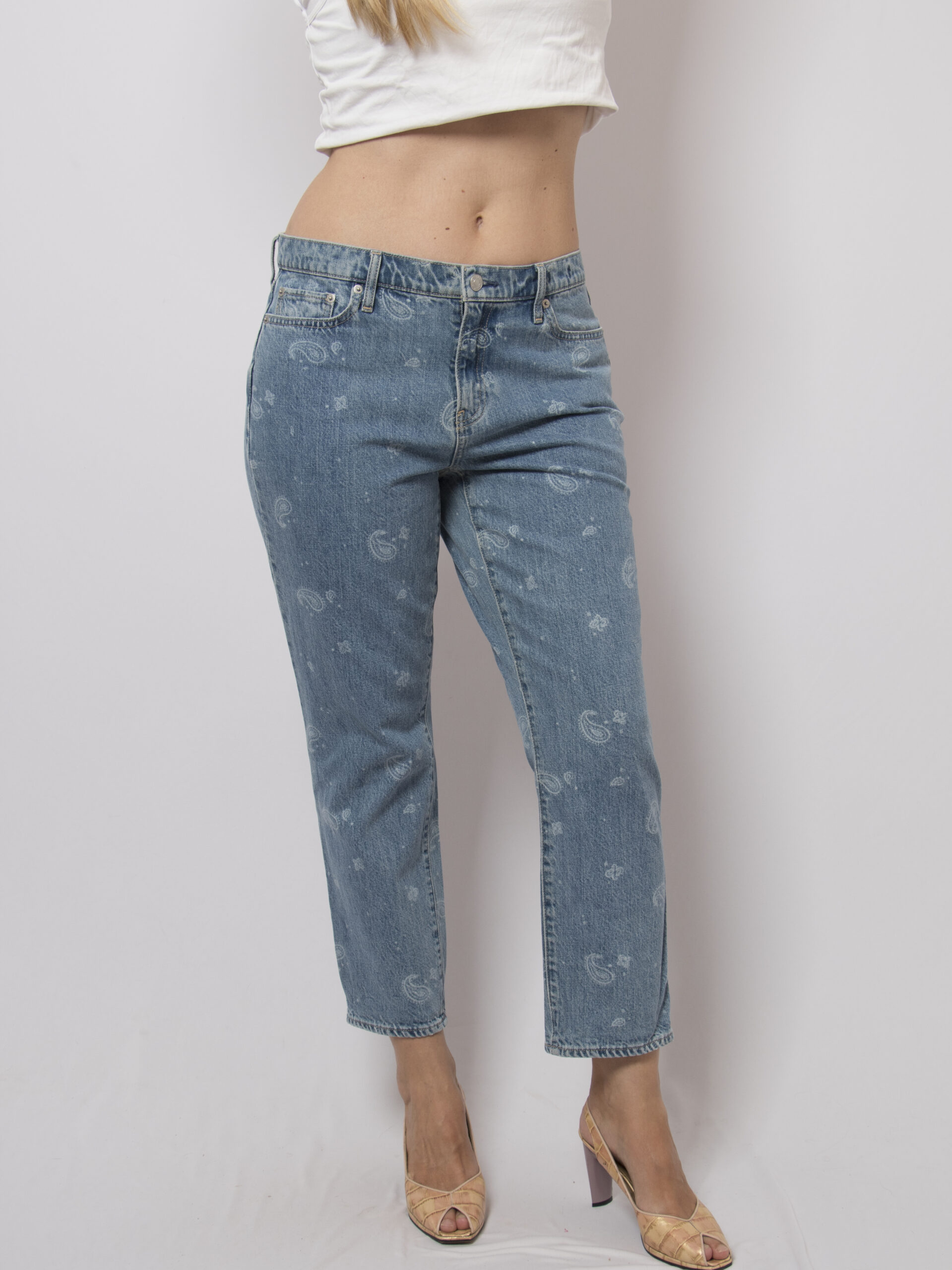 Gap Bandana Paisley Print Jeans Gap Bandana Paisley Print Jeans