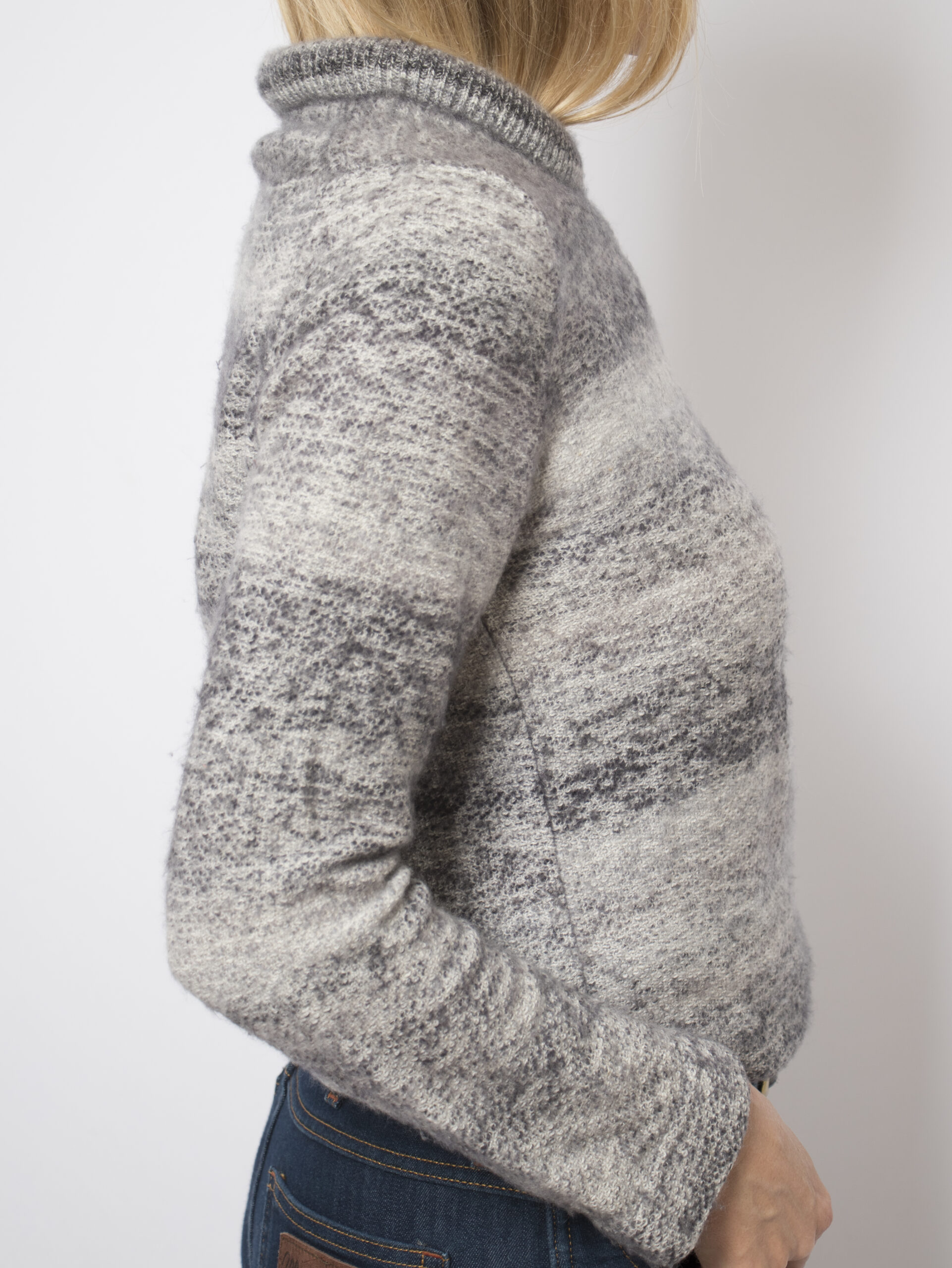 Bruno Manetti Gray Cashmere Sweater Bruno Manetti Gray Cashmere Sweater - Image 3